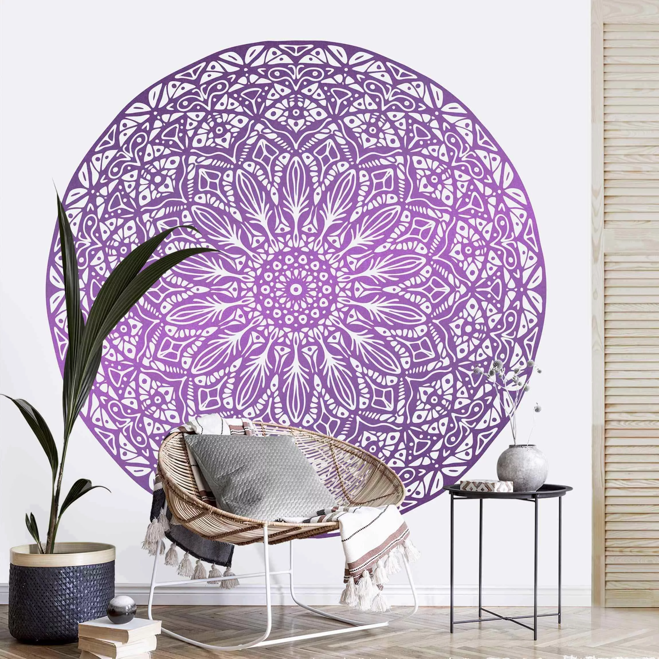 Fototapete Mandala Ornament in Lila günstig online kaufen