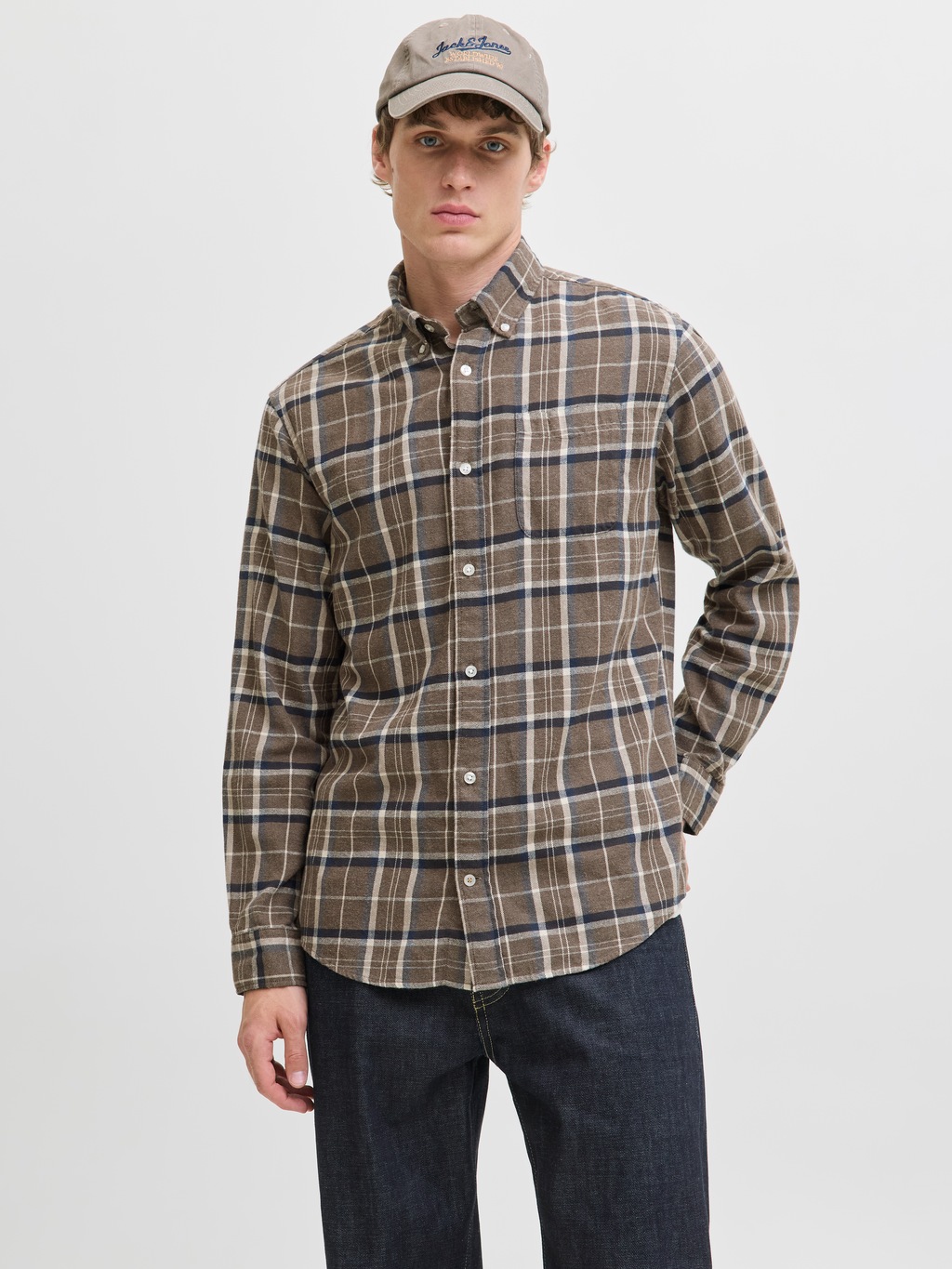 Jack & Jones Langarmhemd "JJECLASSIC FLANNEL CHECK SHIRT LS SN" günstig online kaufen