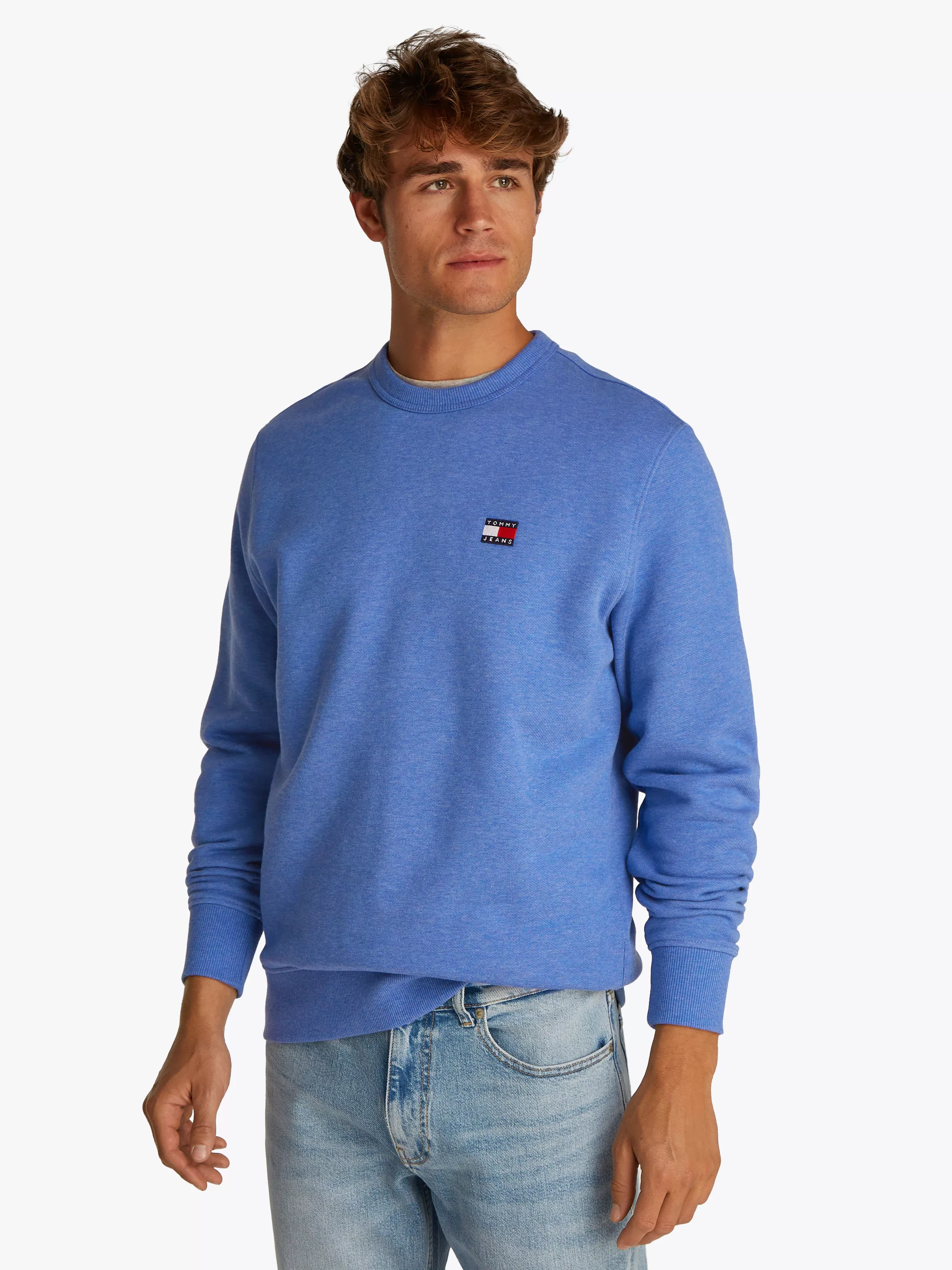 Tommy Jeans Sweatshirt "TJM REG BADGE CREW EXT", Mit Rundhalsausschnitt günstig online kaufen