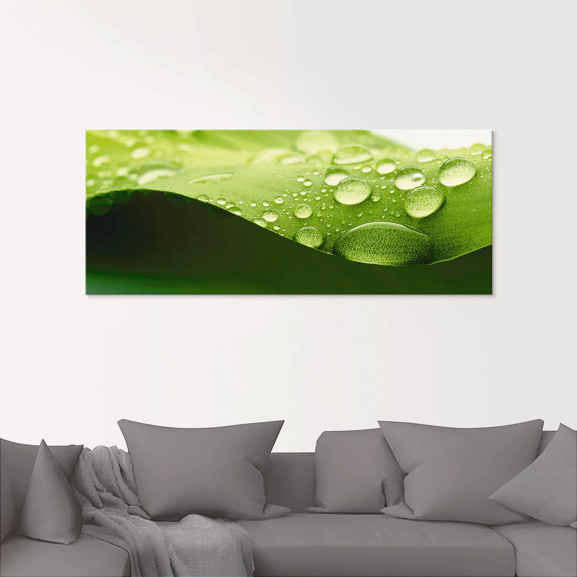 Artland Glasbild "Blatt", Zen, (1 St.), in verschiedenen Größen günstig online kaufen
