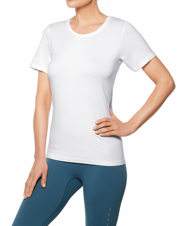 FALKE Damen T-Shirt Rundhals, XL-XXL, Weiß, Uni, 65030-286005 günstig online kaufen