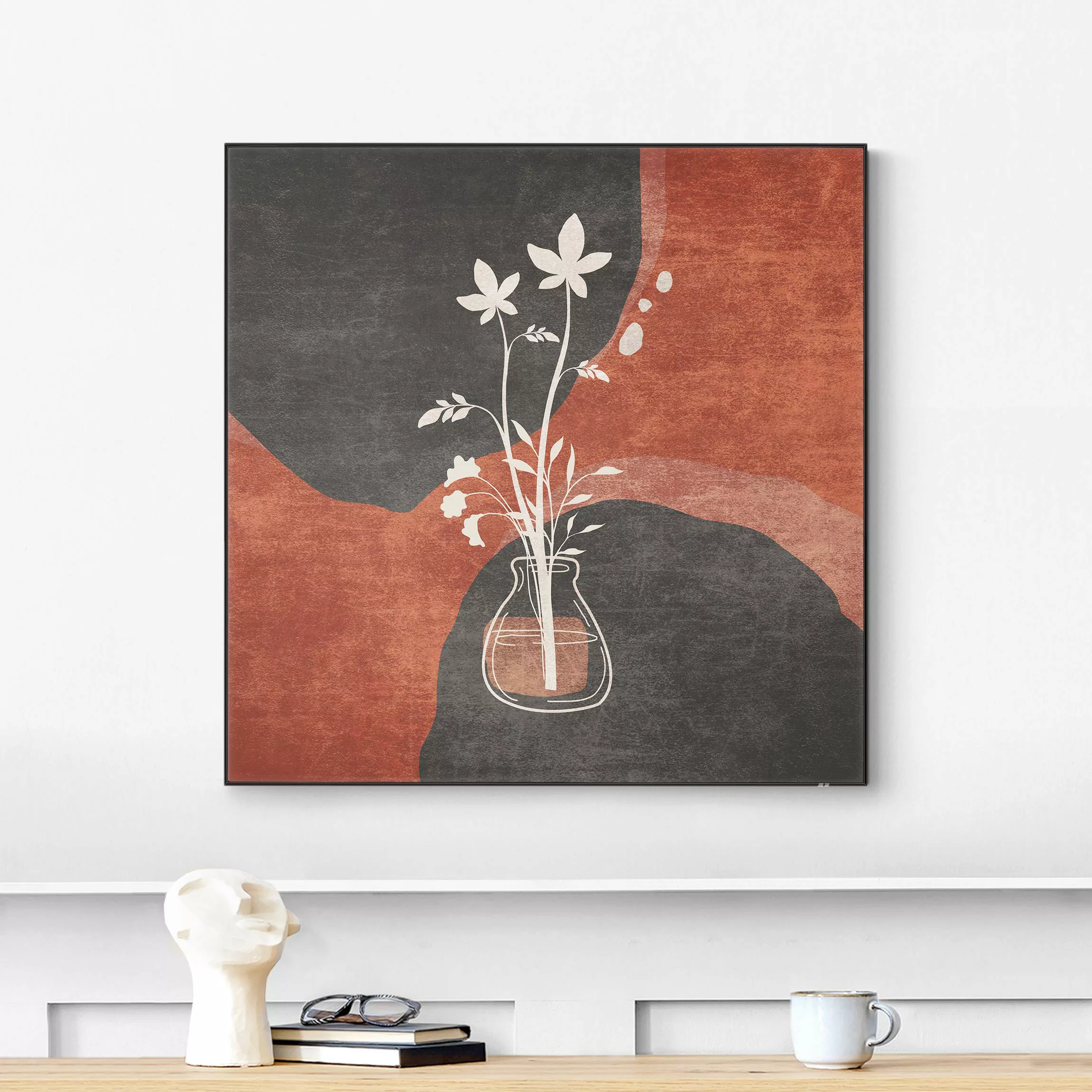 Wechselbild Boho Blumen in Vase günstig online kaufen
