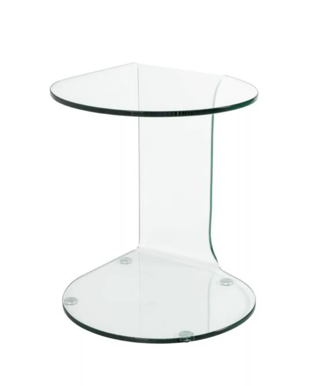 Beistelltisch  Glastria - transparent/klar - 45 cm - 51 cm - 45 cm - Sconto günstig online kaufen