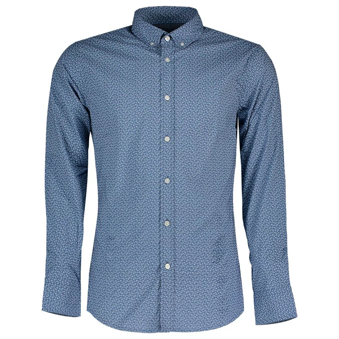 Boss Mabsoot Langarm Hemd L Open Blue günstig online kaufen