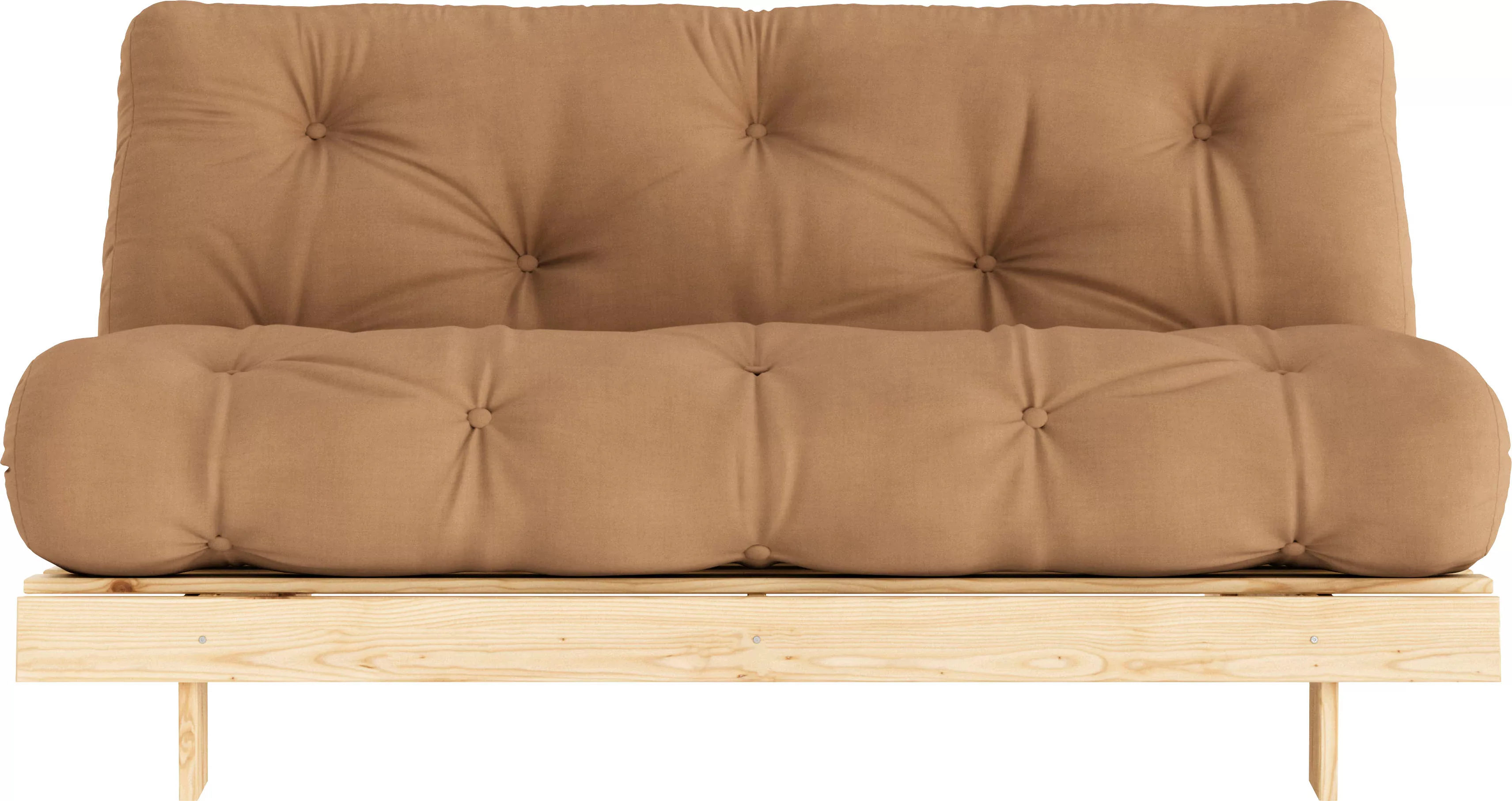 Karup Design Schlafsofa "Roots 160", (2 St.), Mit Holzstruktur, inkl. Futon günstig online kaufen