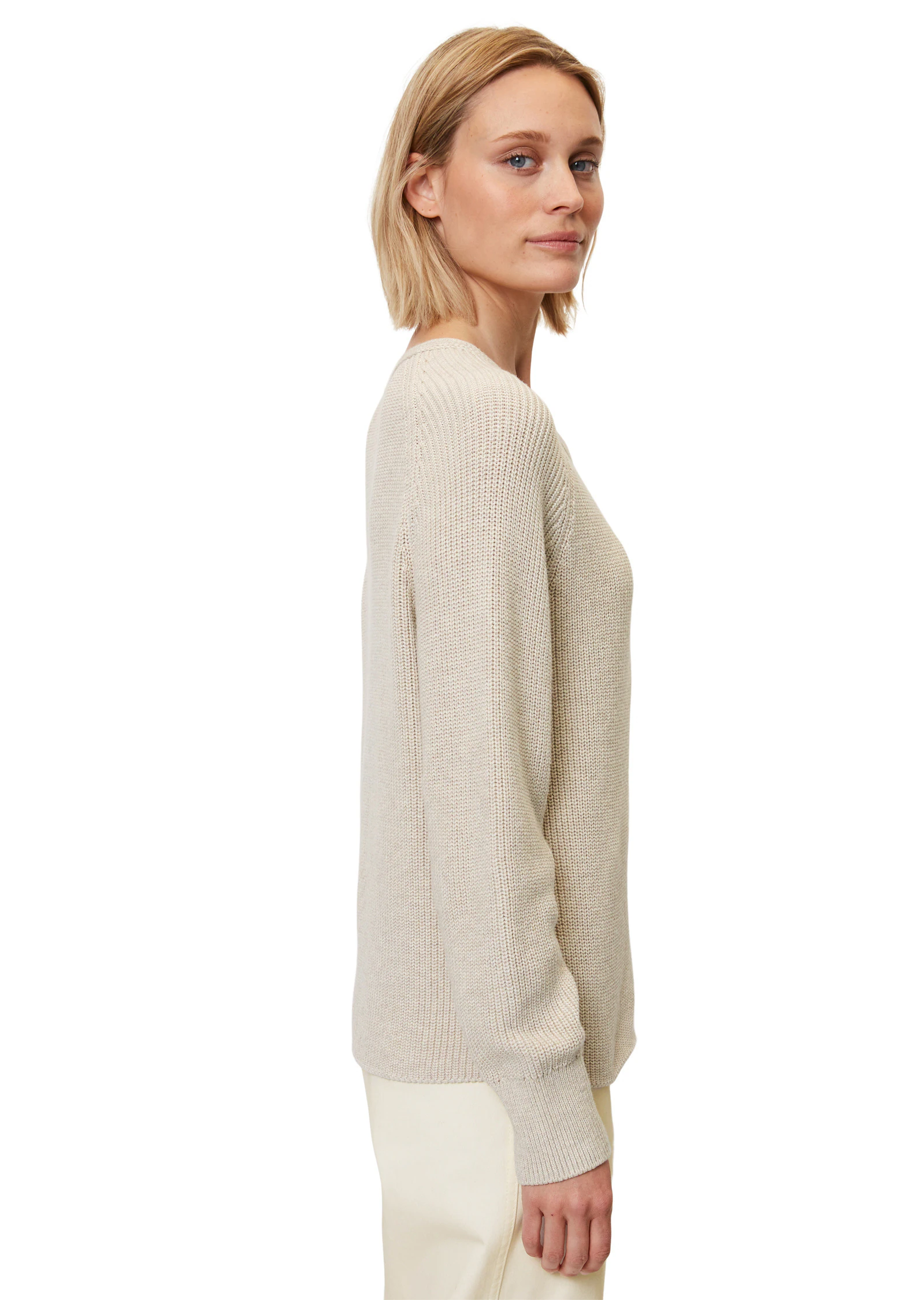 Marc OPolo Strickpullover "aus Heavy-Weight-Organic-Cotton" günstig online kaufen