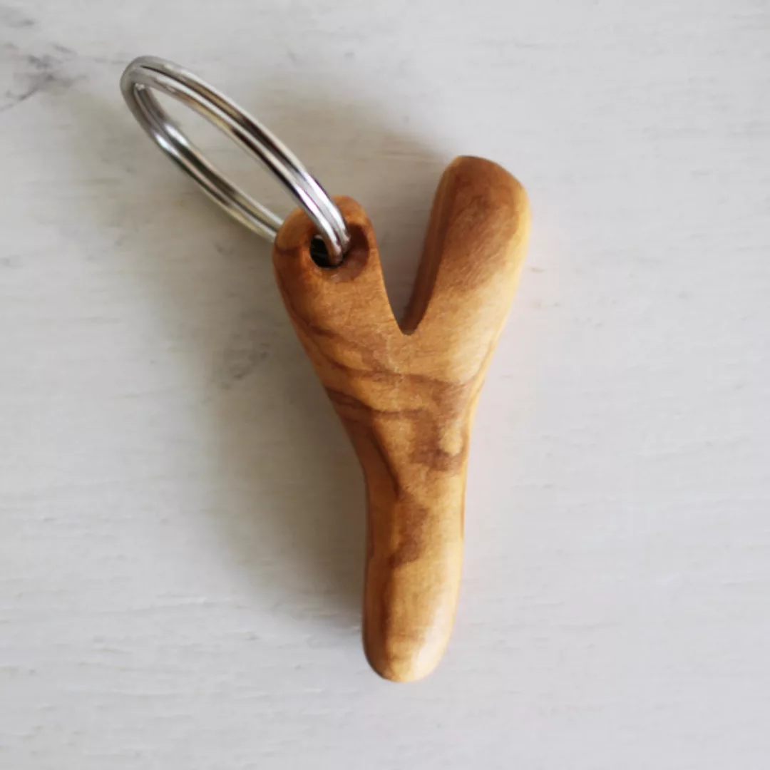 Schlüsselanhänger Aus Holz Buchstaben A-z | Holz Anhänger günstig online kaufen