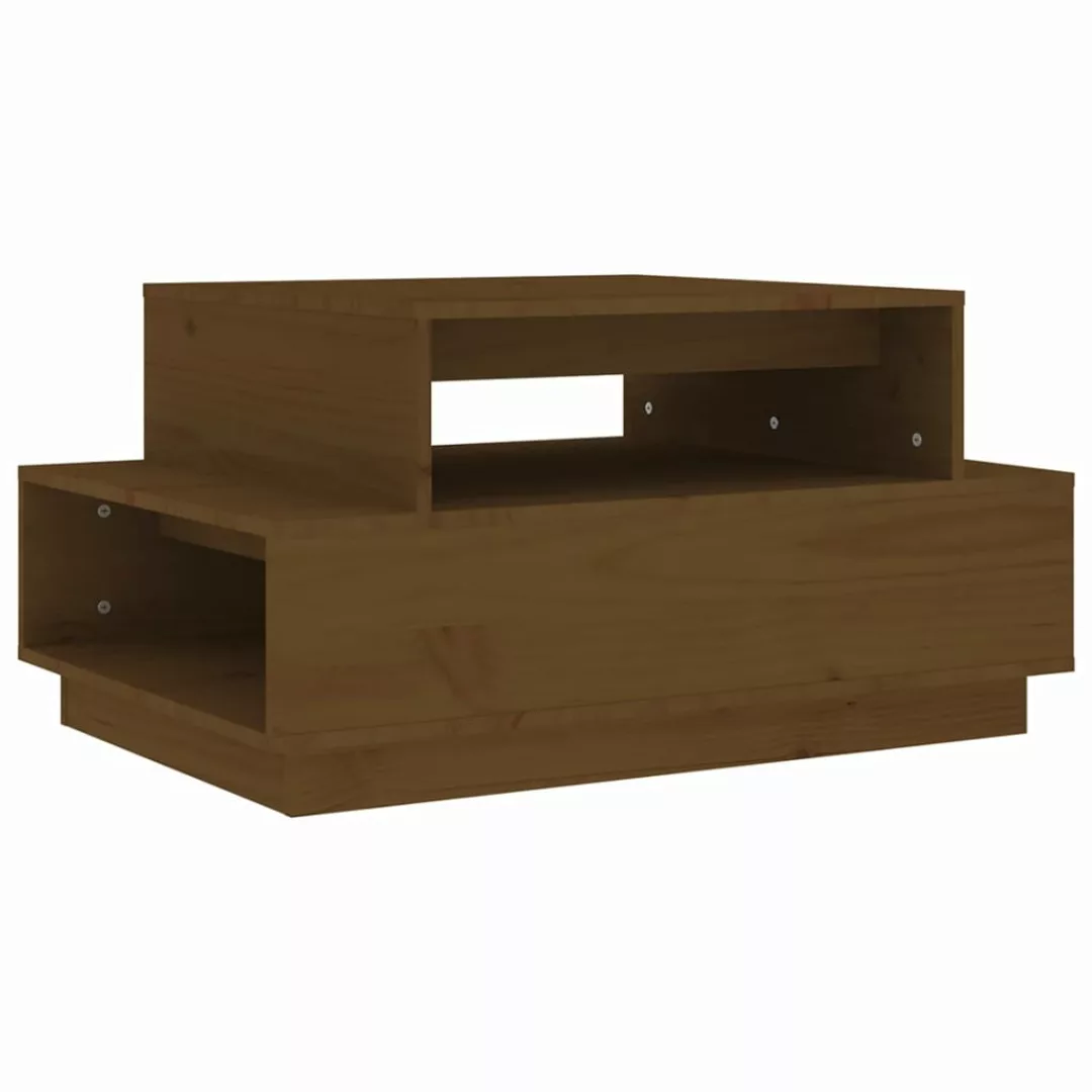 Vidaxl Couchtisch Honigbraun 80x55x40,5 Cm Massivholz Kiefer günstig online kaufen