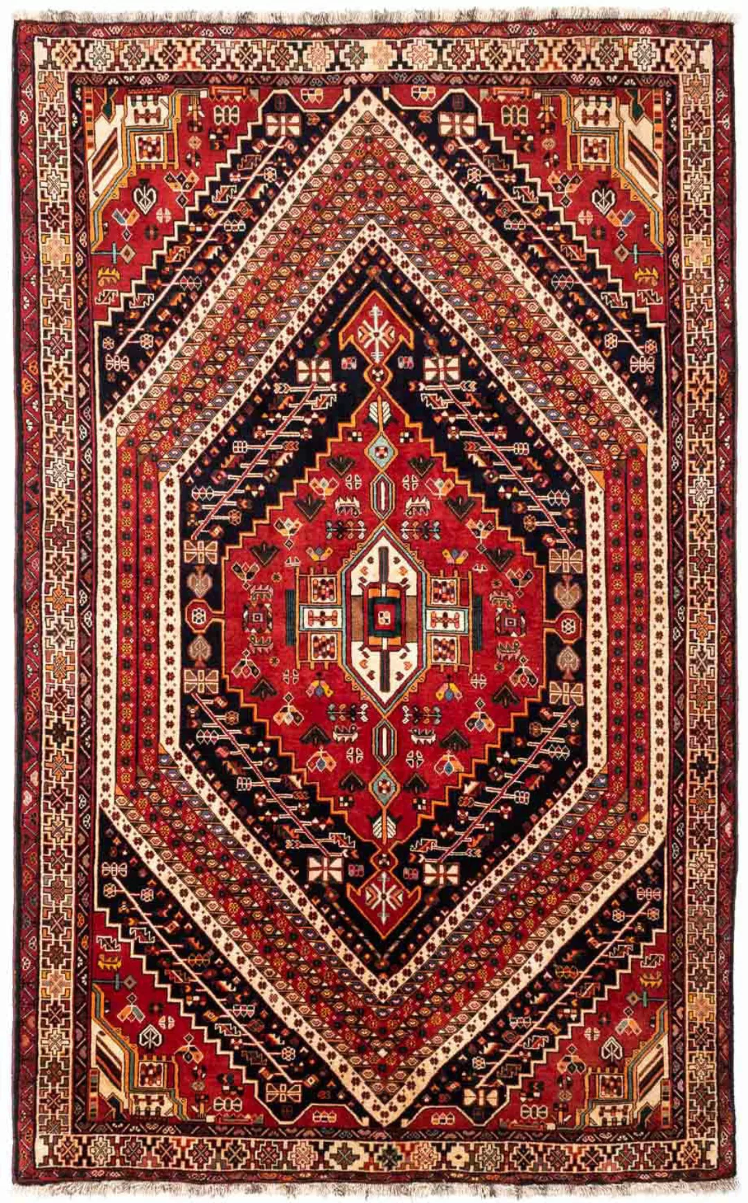 morgenland Wollteppich »Ghashghai Medaillon 270 x 152 cm«, rechteckig günstig online kaufen
