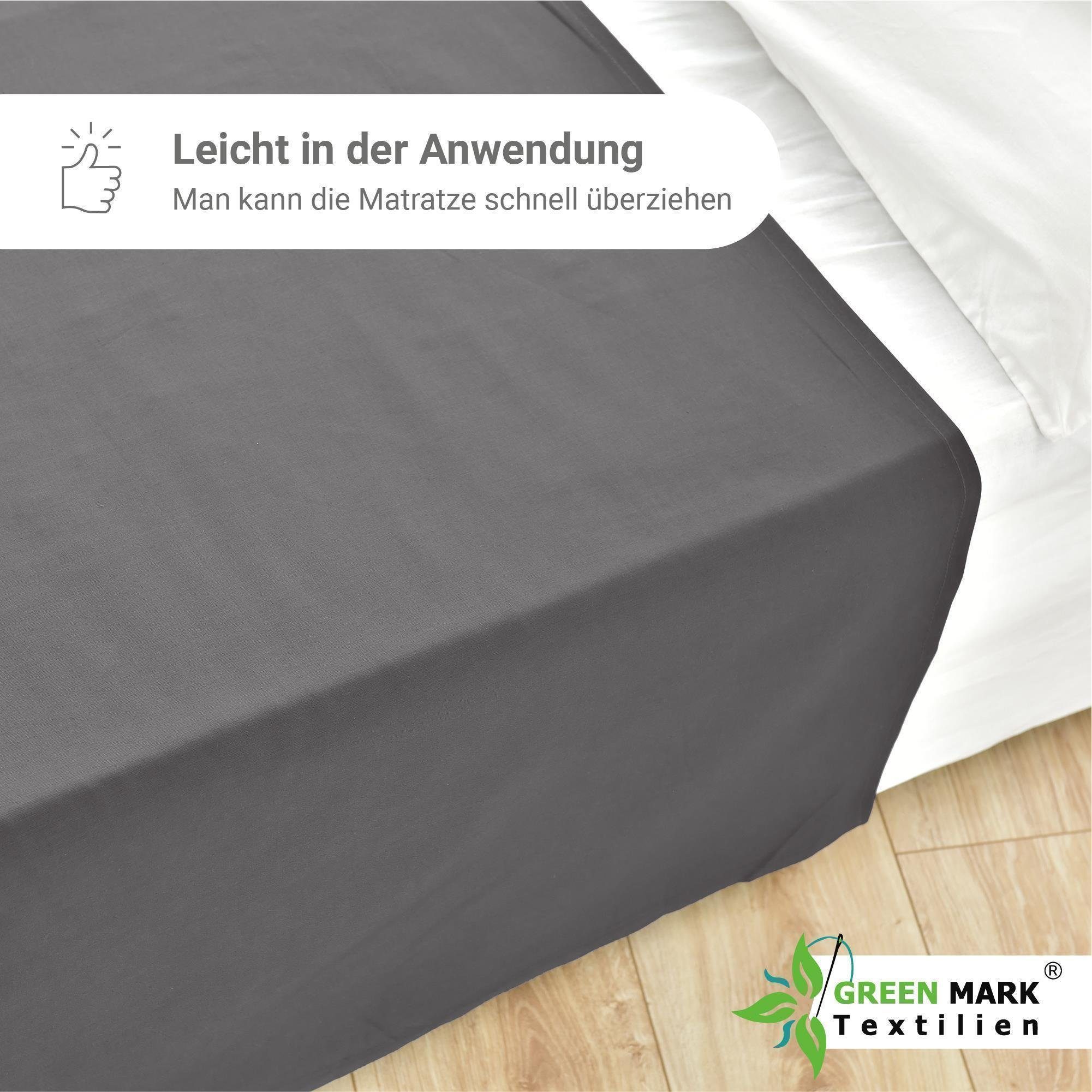 NatureMark Bettlaken klassisches Betttuch Haustuch, 100% günstig online kaufen