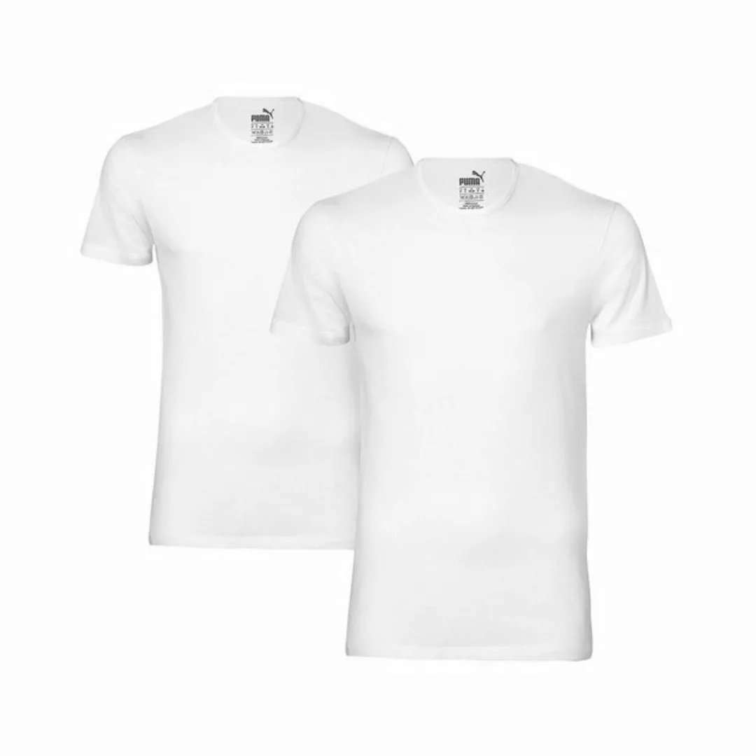 Puma 2-er Set Round Neck T-Shirts Weiß günstig online kaufen