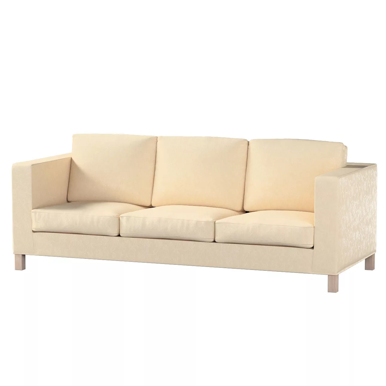 Bezug für Karlanda 3-Sitzer Sofa nicht ausklappbar, kurz, ecru, Bezug für K günstig online kaufen