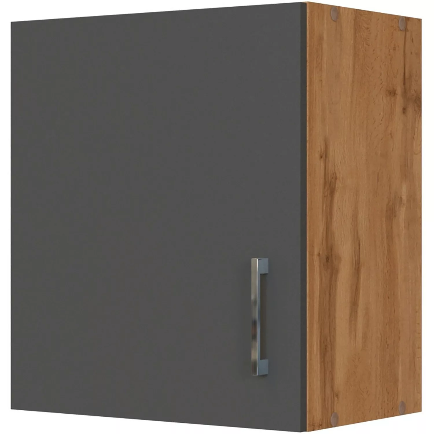 Held Möbel Hängeschrank Sorrento BxHxT 50 x 57 x 34 cm Anthrazit-Wotaneiche günstig online kaufen