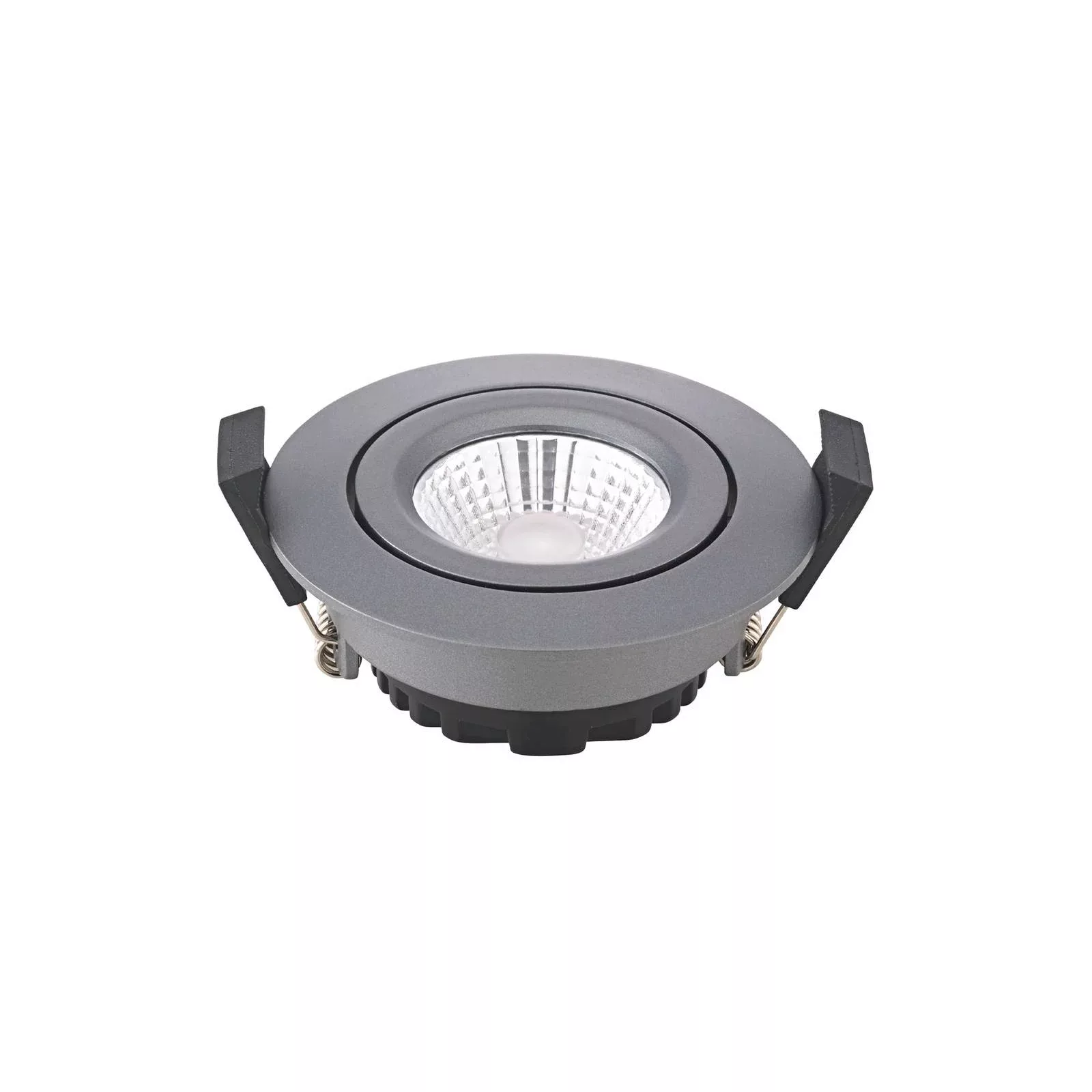 LED-Deckeneinbauspot Diled, Ø 8,5cm, 6 W, 3.000 K, anthrazit günstig online kaufen