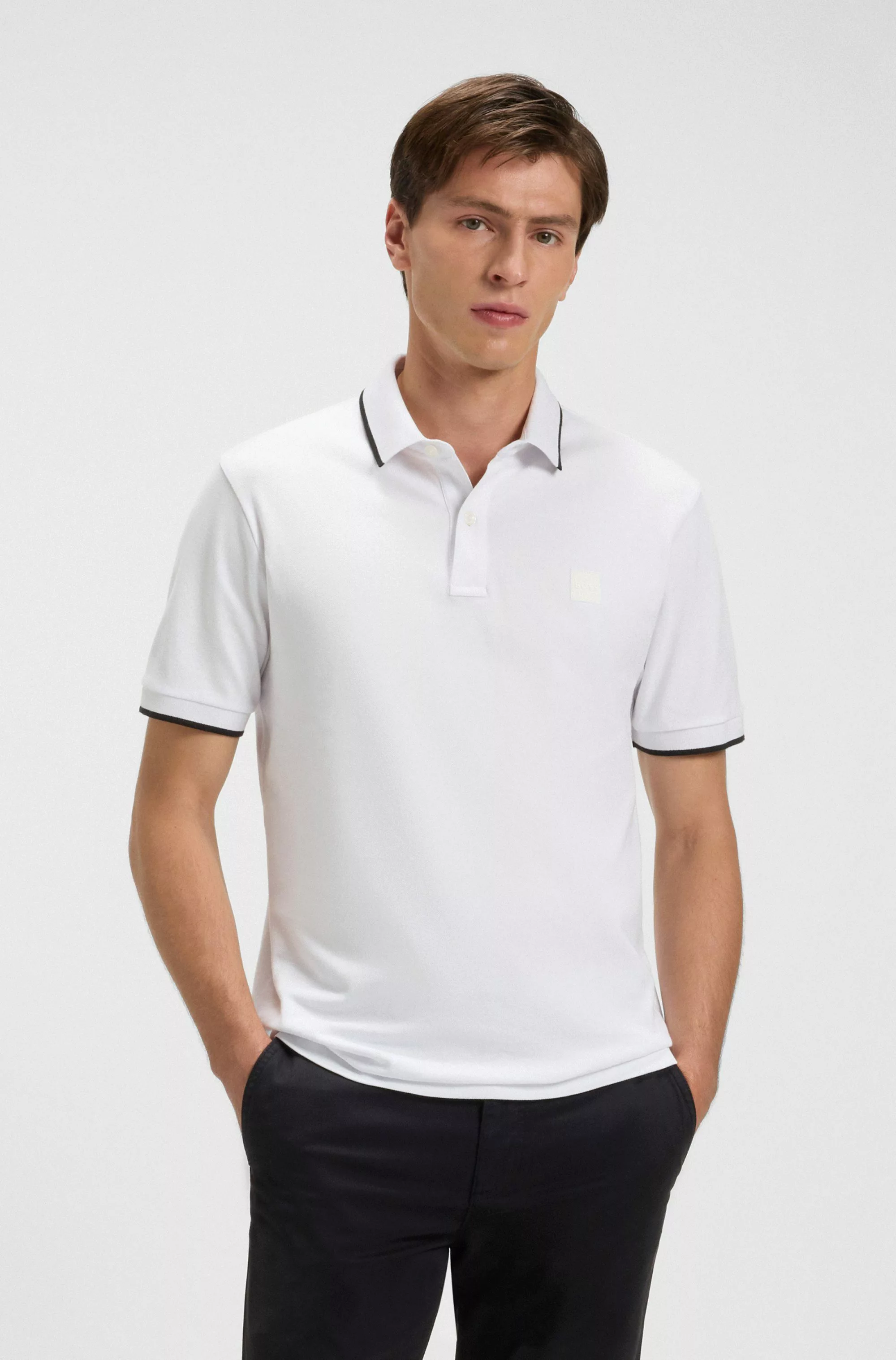 BOSS ORANGE Poloshirt Passertip mit BOSS günstig online kaufen