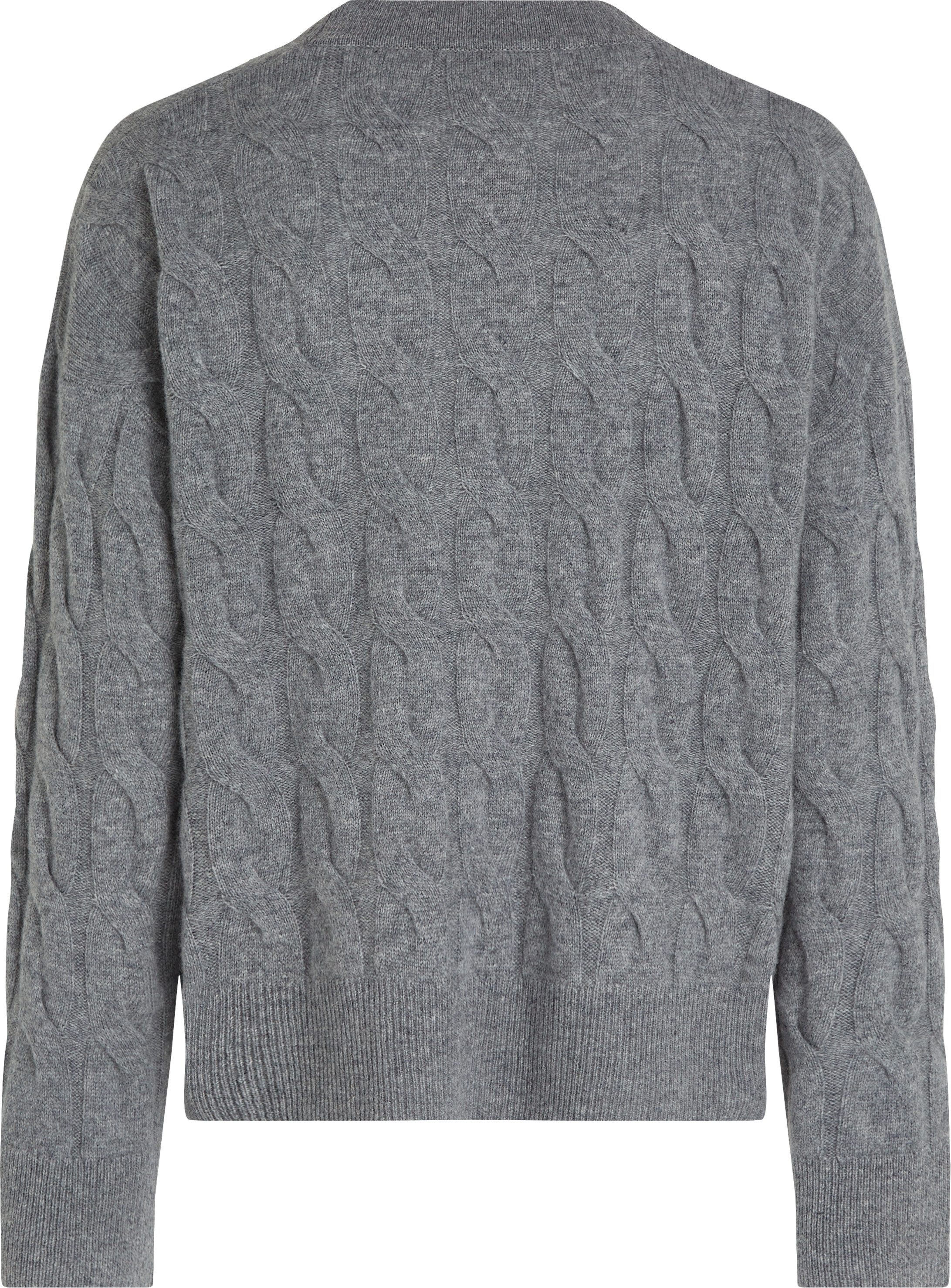 Tommy Hilfiger Strickjacke SOFT WOOL CABLE günstig online kaufen