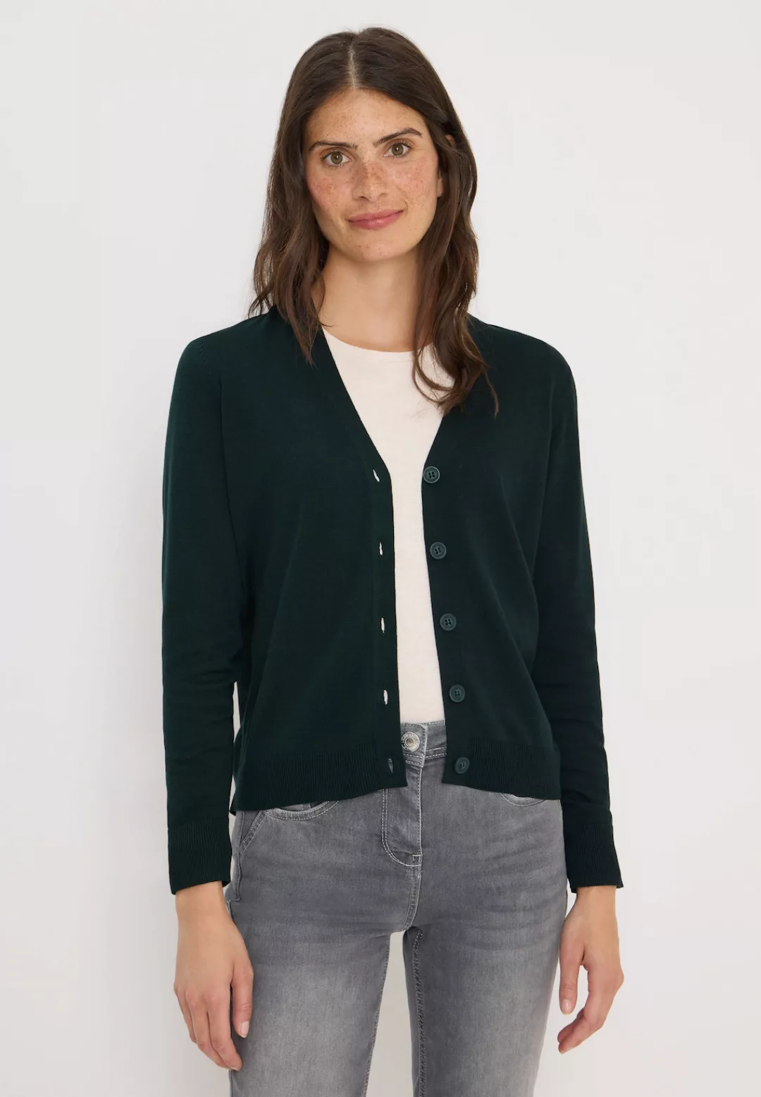Cecil Cardigan, aus Baumwolle mit Stretchanteil günstig online kaufen