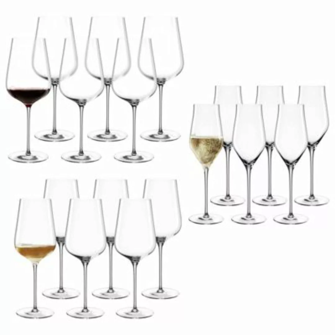 LEONARDO BRUNELLI Weinglasset 18-tlg. im Geschenkkarton Trinkgläser transpa günstig online kaufen