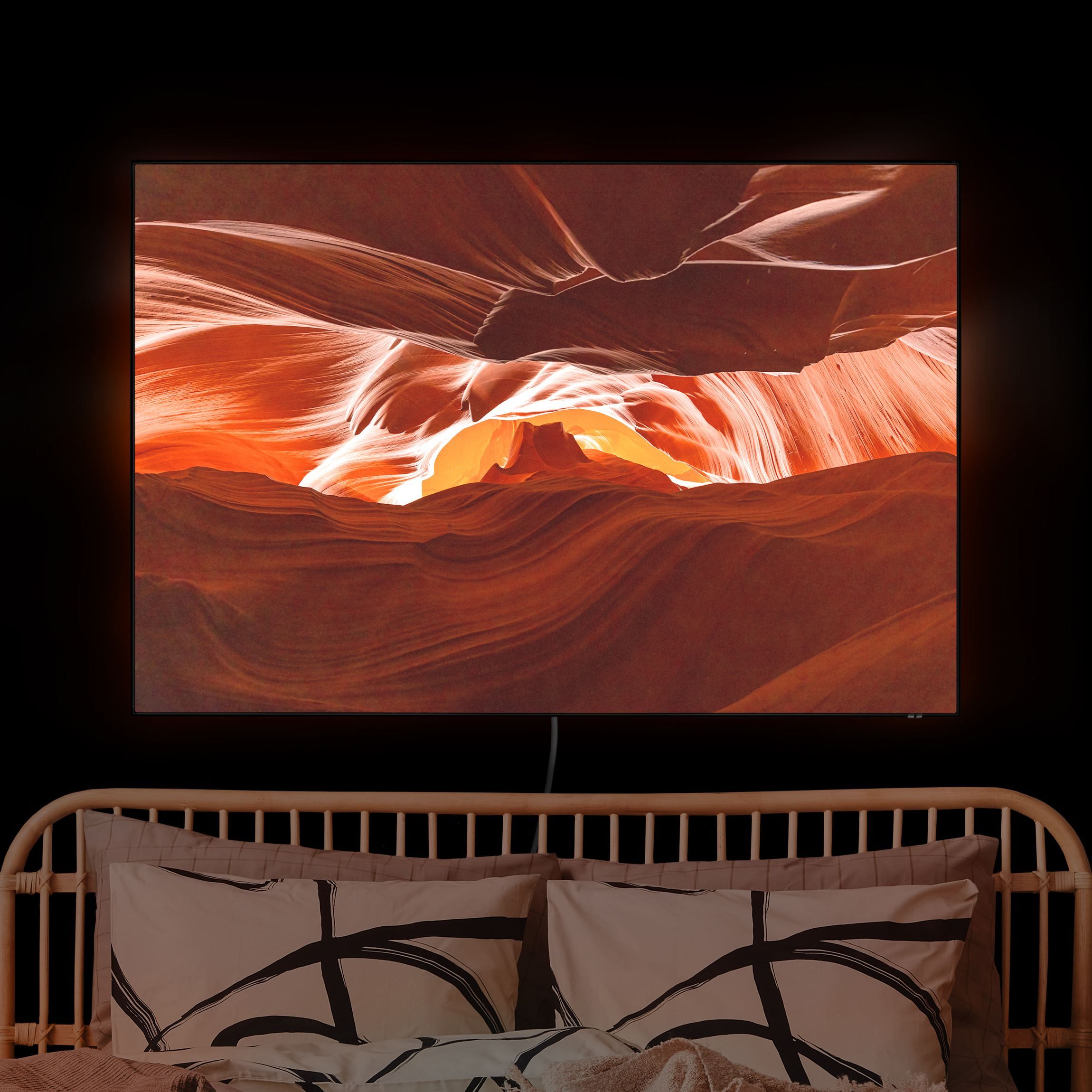 LED-Wechselbild Blick in den Antelope Canyon günstig online kaufen