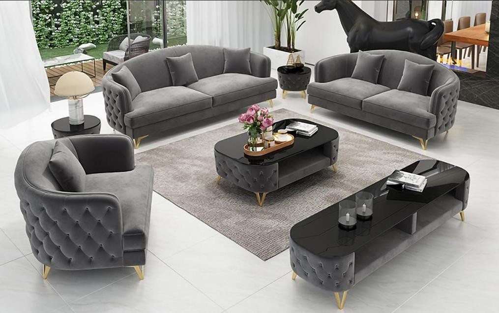 Xlmoebel Sofa Sofagarnitur Couch Polster Set Sitz Sofa Garnituren 321 Sitz günstig online kaufen