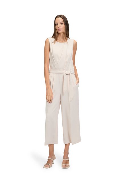 Betty&Co Overall "Betty & Co Jumpsuit ohne Arm", (1 tlg.), Falten günstig online kaufen