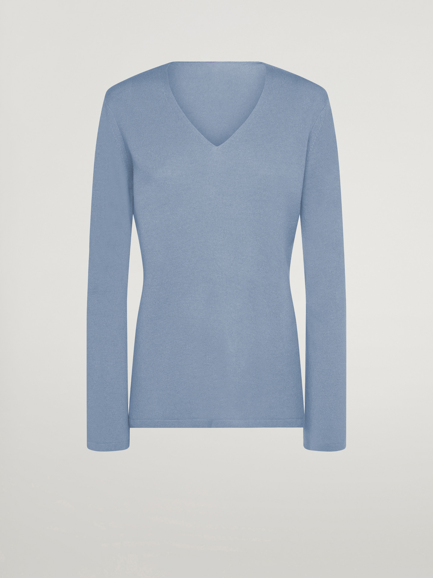Wolford - Cashmere A Shape Top Long Sleeves, Frau, tempest, Größe: L günstig online kaufen
