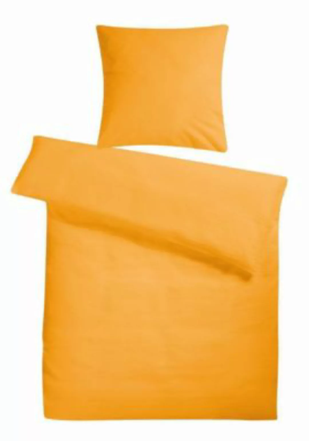 Carpe Sonno Bettwäsche orange/gelb Gr. 135 x 200 + 80 x 80 günstig online kaufen