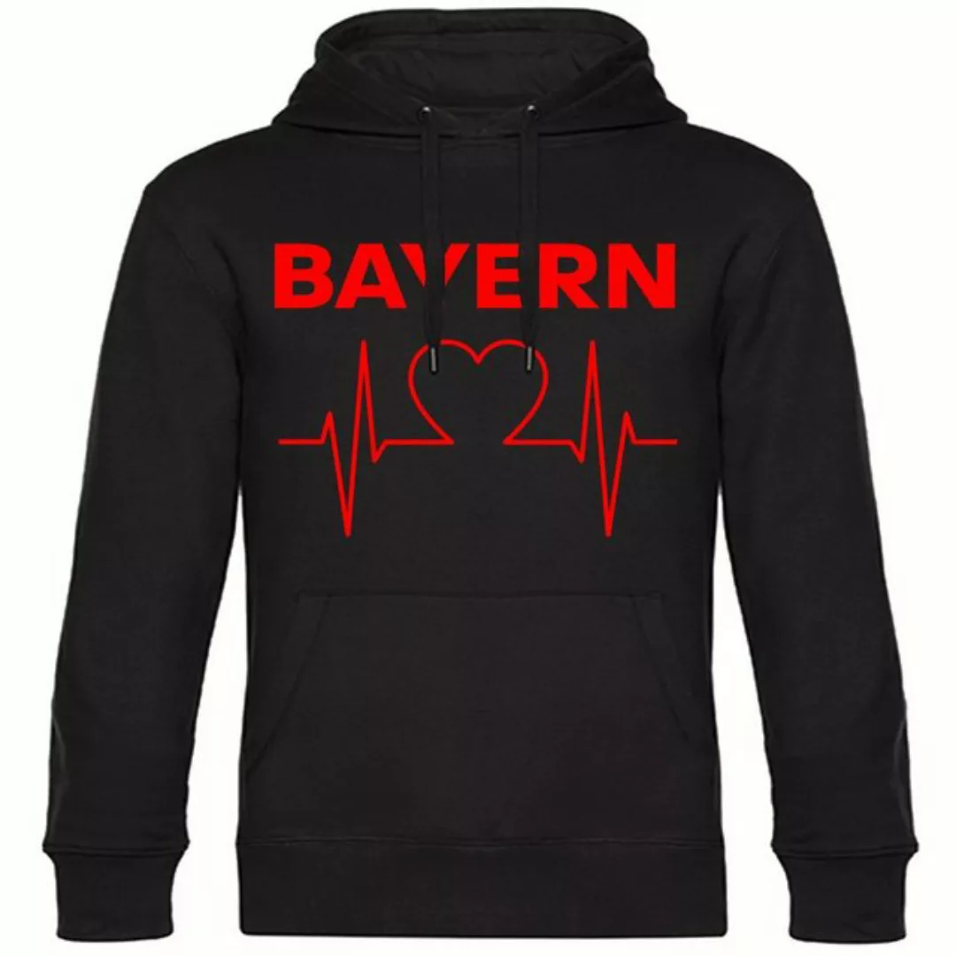 multifanshop Kapuzensweatshirt Bayern - Herzschlag - Pullover günstig online kaufen