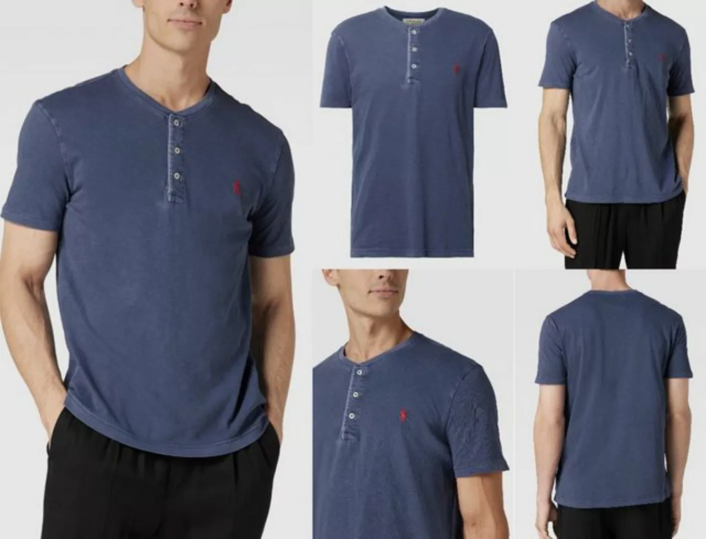 Ralph Lauren T-Shirt POLO RALPH LAUREN GRANDFATHER SHIRT Slub Henley T-shir günstig online kaufen