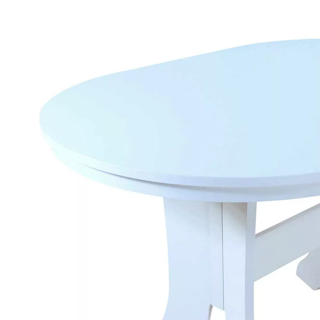 Esszimmertisch in Weiß oval günstig online kaufen