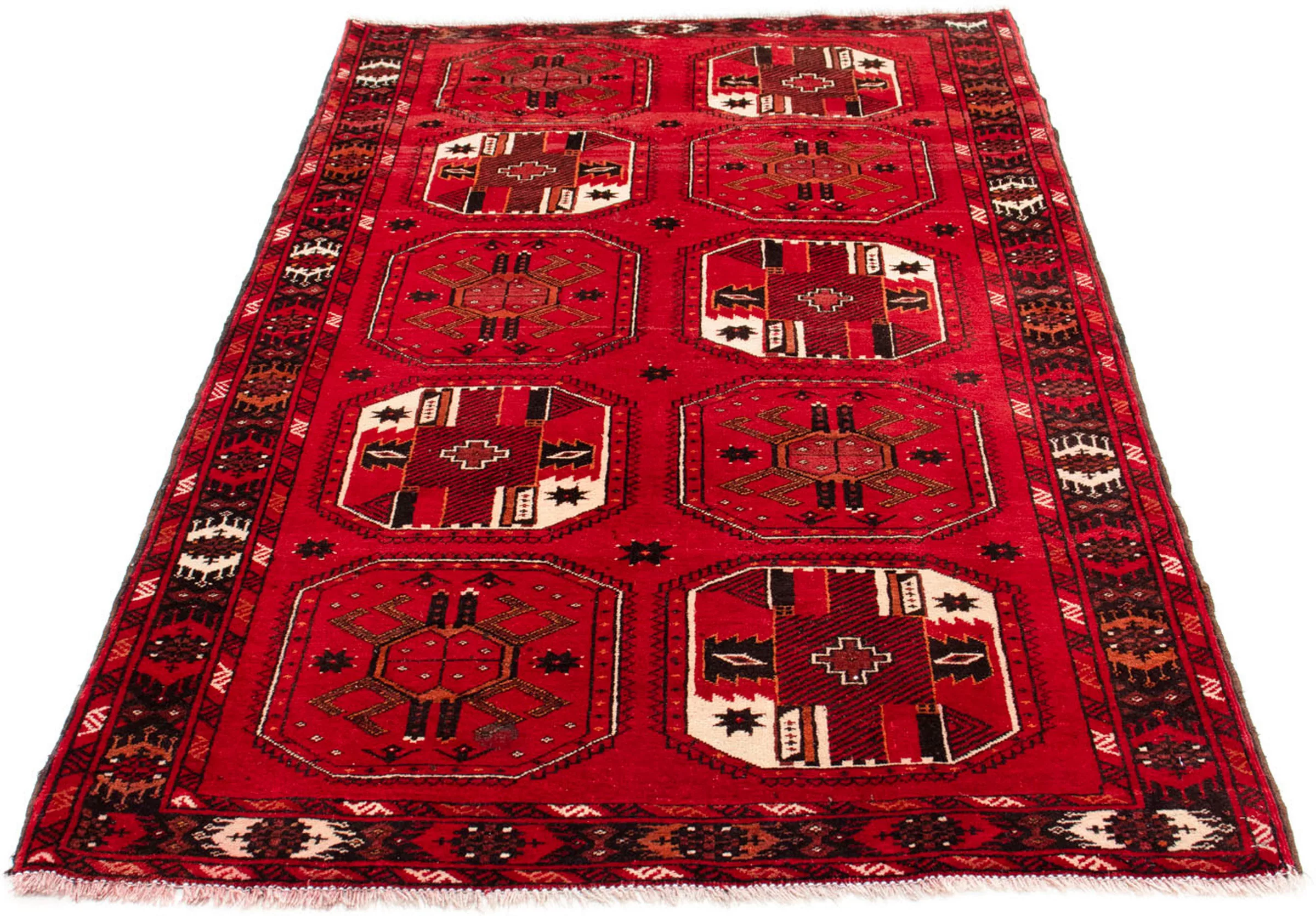 morgenland Orientteppich »Belutsch - 190 x 106 cm - dunkelrot«, rechteckig, günstig online kaufen