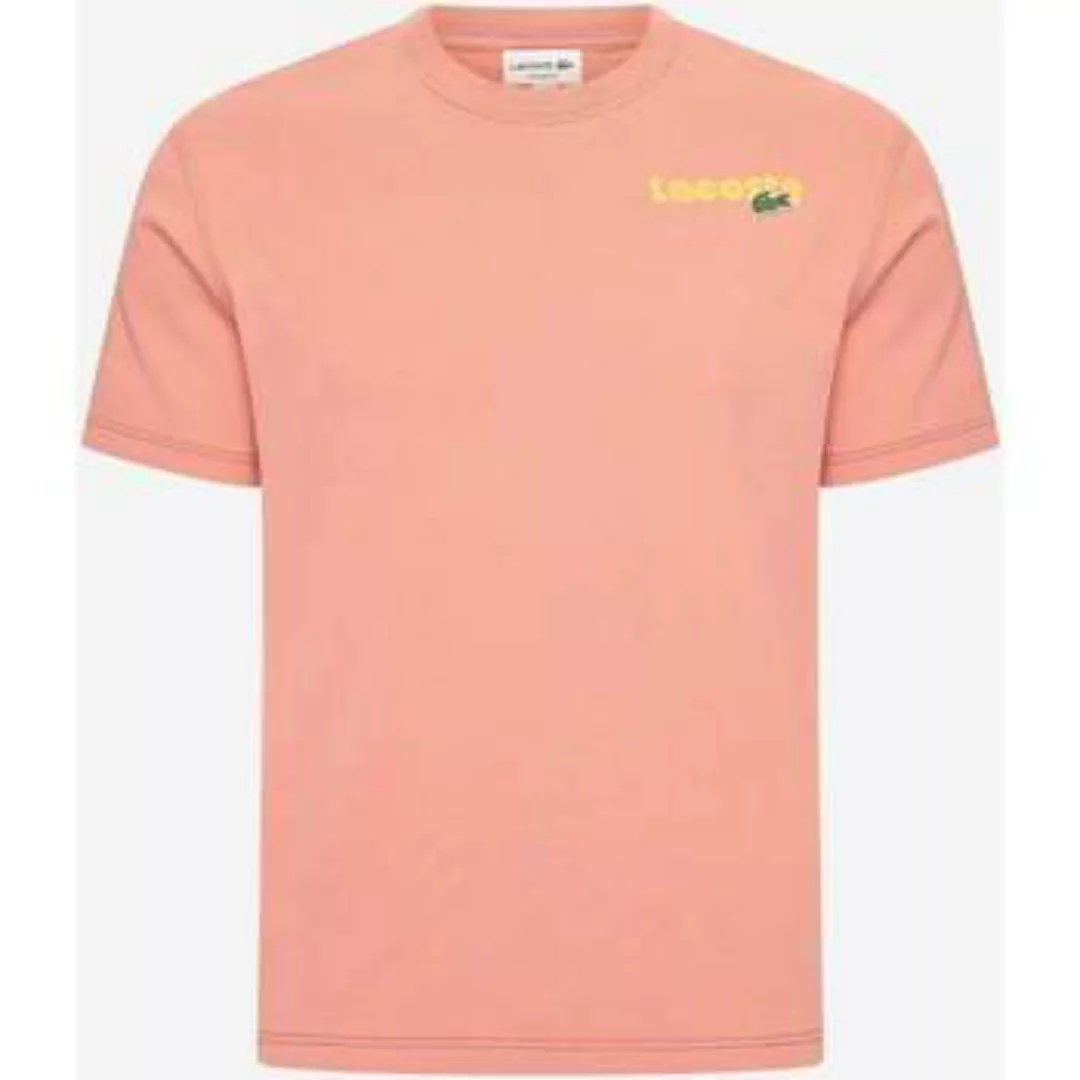 Lacoste  T-Shirts & Poloshirts T-Shirt mit Rückenaufdruck – Sierra Red günstig online kaufen