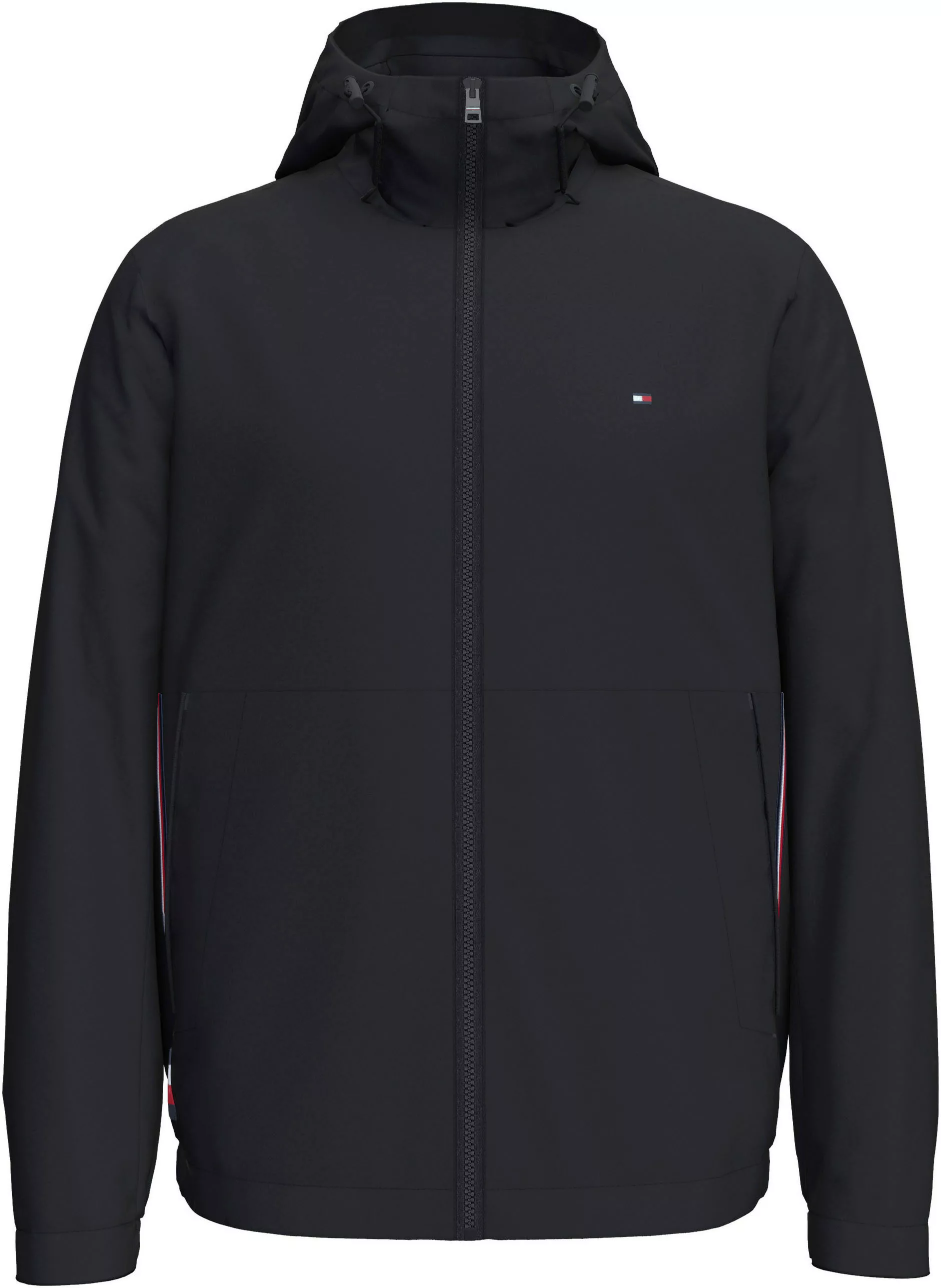 Tommy Hilfiger Outdoorjacke RWB HOODED JACKET mit verstellbarer Kapuze günstig online kaufen