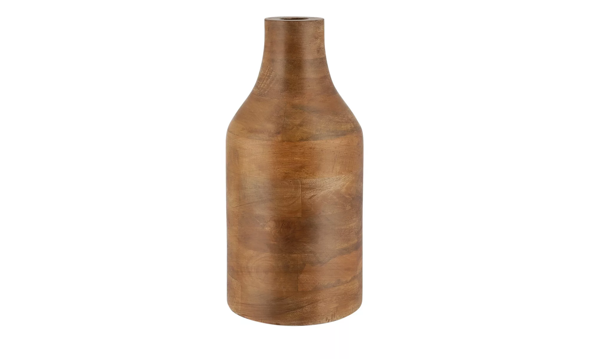 Deko Vase - holzfarben - Holz - 32 cm - Dekoration > Vasen - Möbel Kraft günstig online kaufen