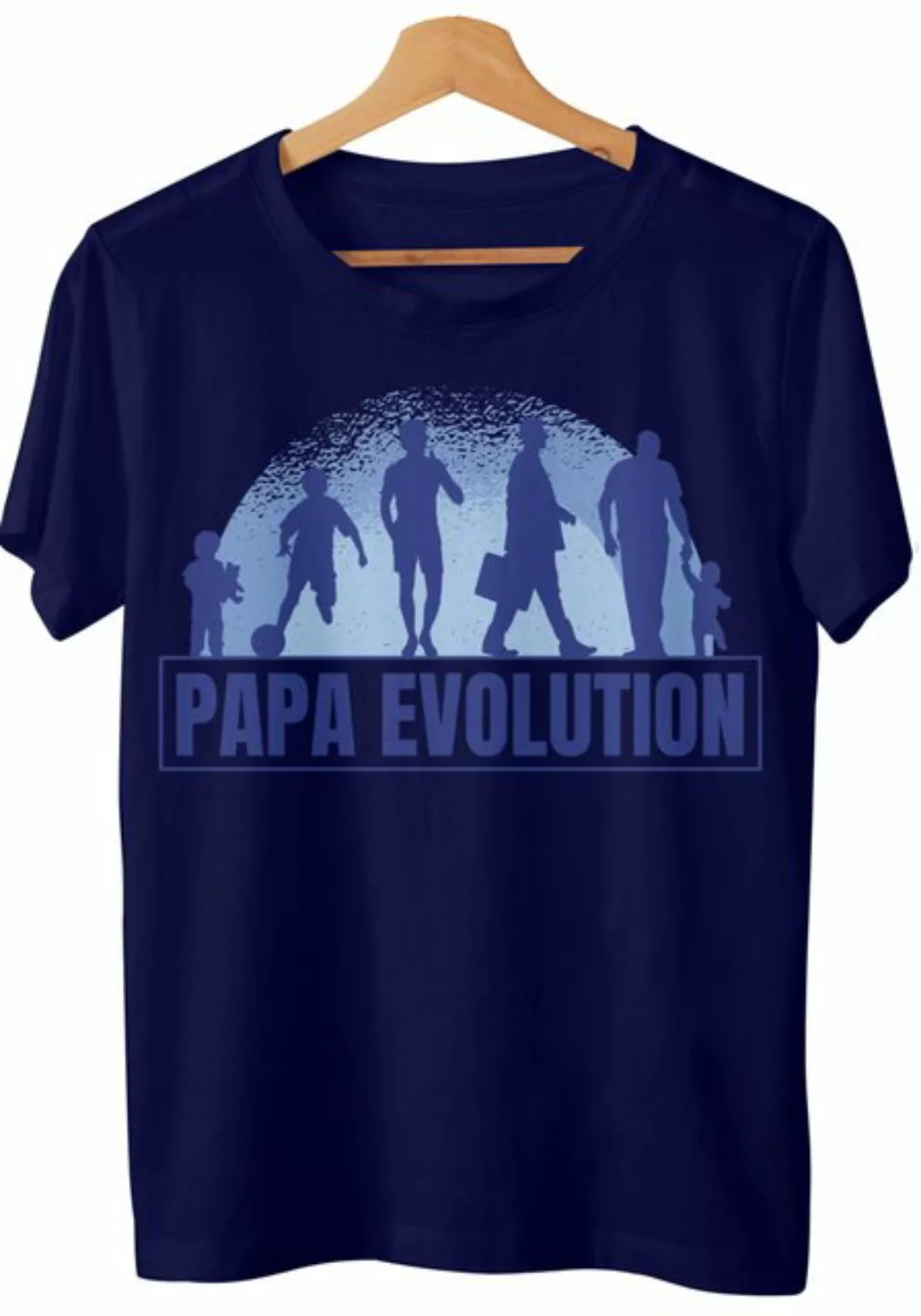 Art & Detail Shirt T-Shirt Papa Evolution Vater Dad Evo Papa Geschenk zum V günstig online kaufen