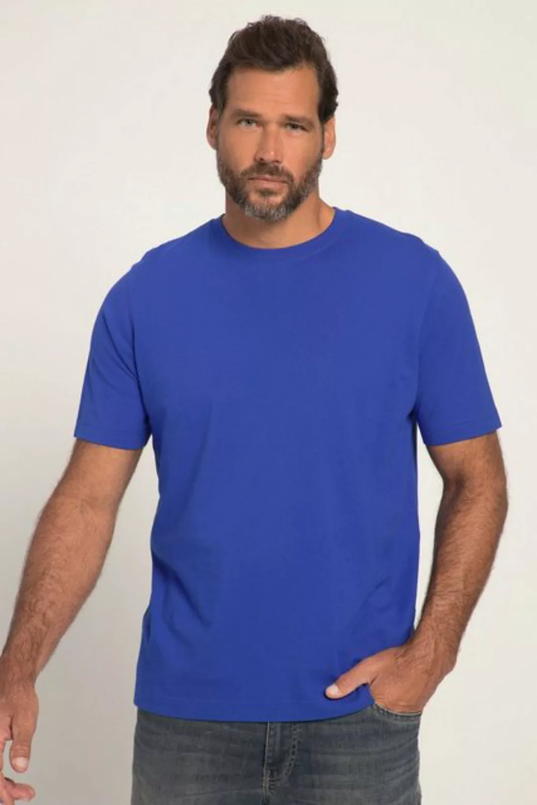 JP1880 T-Shirt T-Shirt Basic Rundhals gekämmte Baumwolle bis 8XL günstig online kaufen