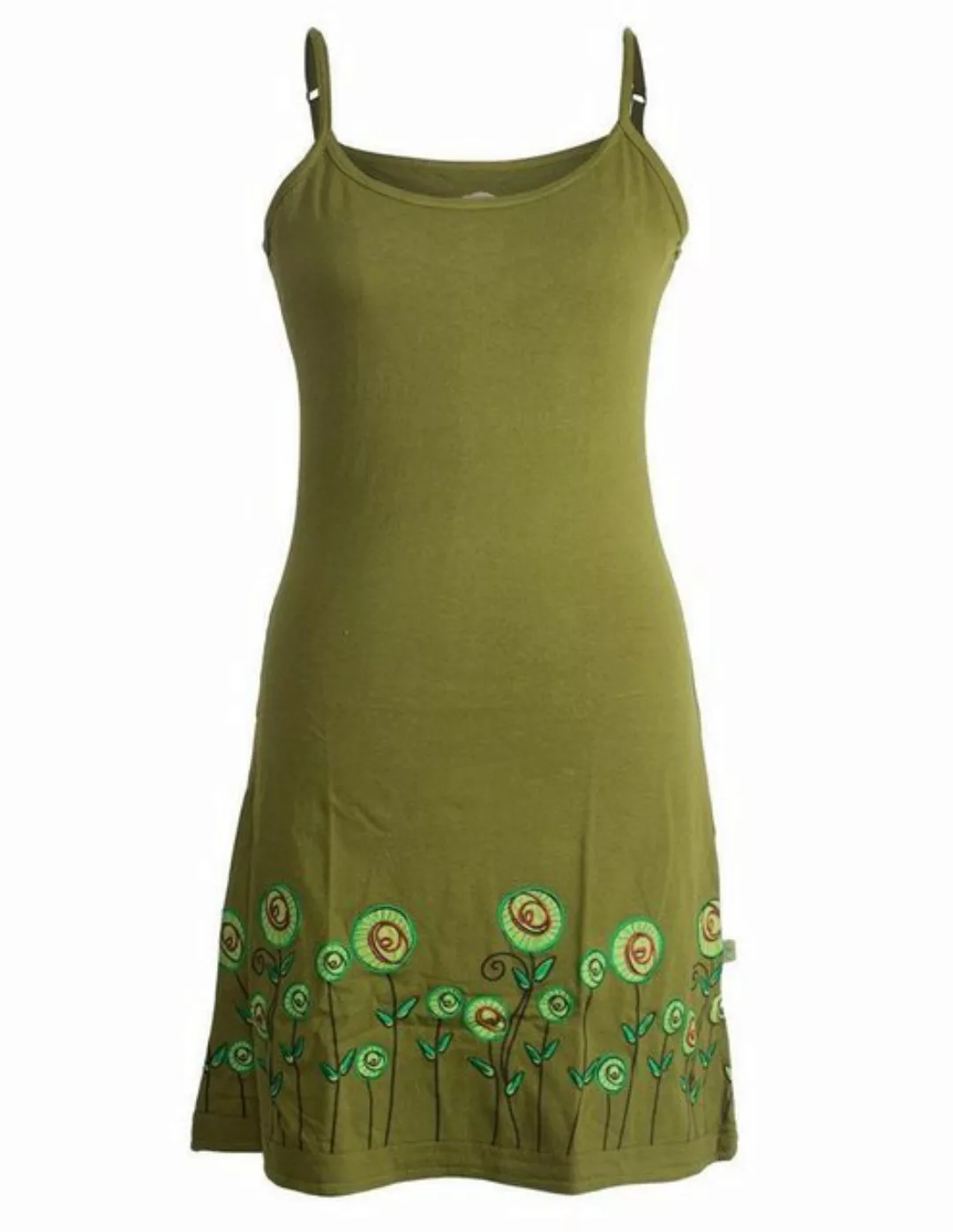 Vishes Sommerkleid Besticktes Rosen Kleid mit verstellbaren Trägern Boho, E günstig online kaufen