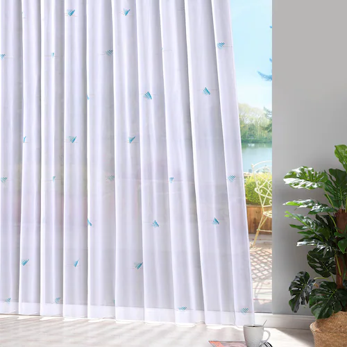 Weckbrodt Gardine »Lissi«, (1 St.), Voile, bedruckt, Allover, Motiv, halbtr günstig online kaufen