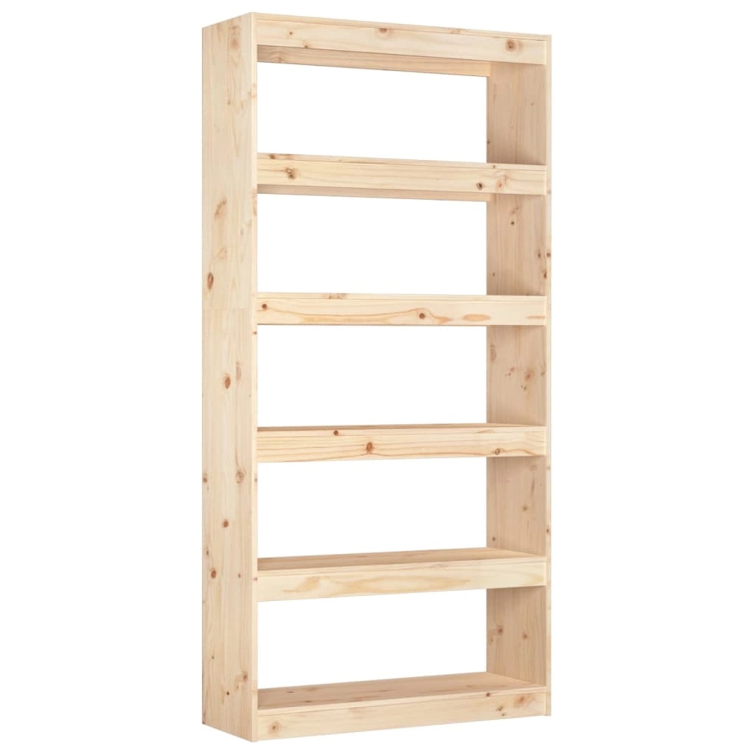VidaXL Bücherregal/Raumteiler 80x30x167,4 cm Massivholz Kiefer günstig online kaufen