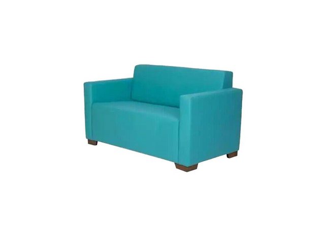 JVmoebel Sofa Türkis Zweisitzer Polstermöbel Arbeitszimmer Modernes Sofa Lu günstig online kaufen