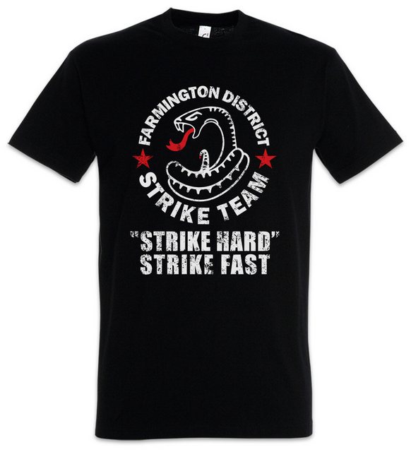 Urban Backwoods Print-Shirt Strike Team Shield Herren T-Shirt Snake Card Ko günstig online kaufen