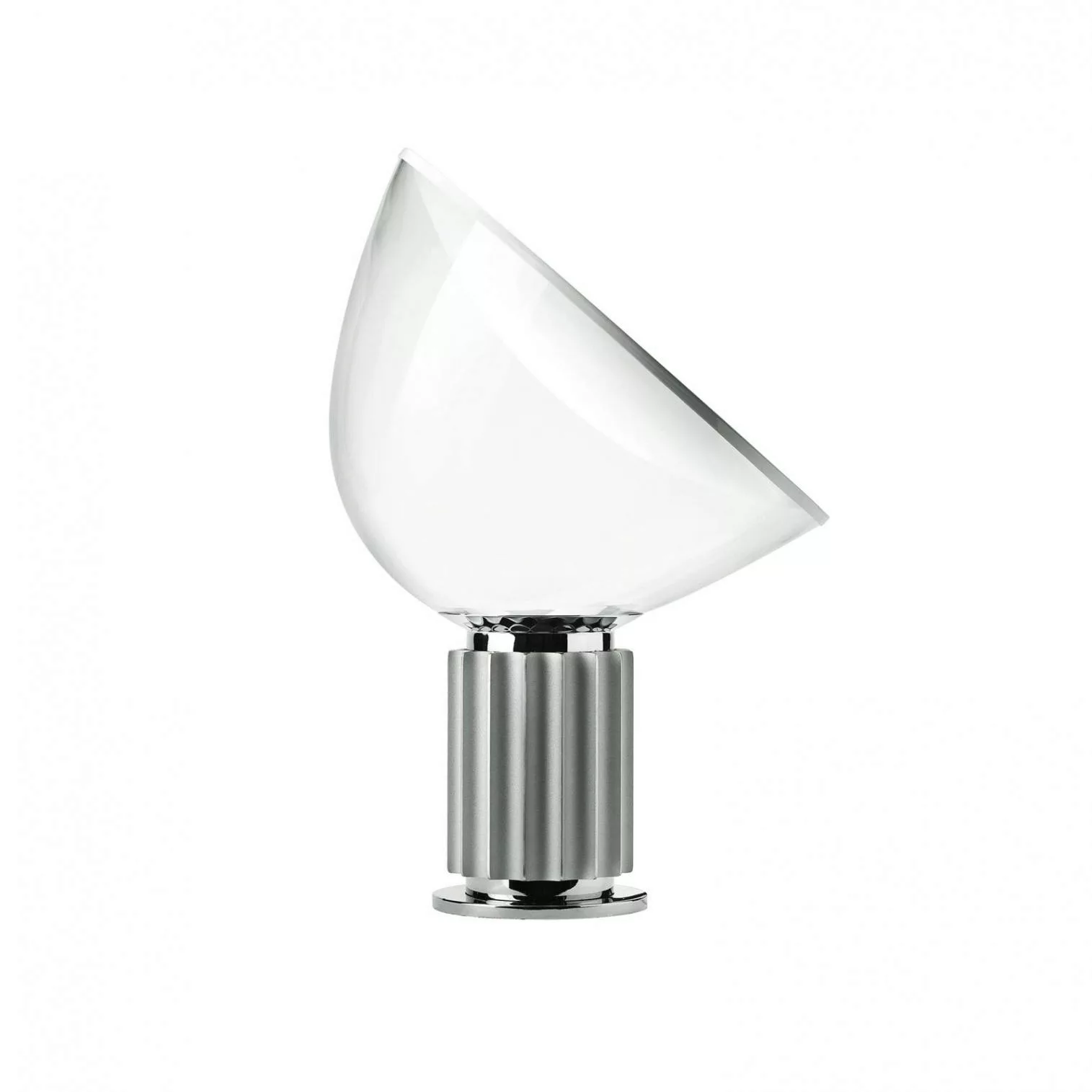 Tischleuchte Taccia LED Small (1962) glas silber / Diffusor aus Glas - H 48 günstig online kaufen