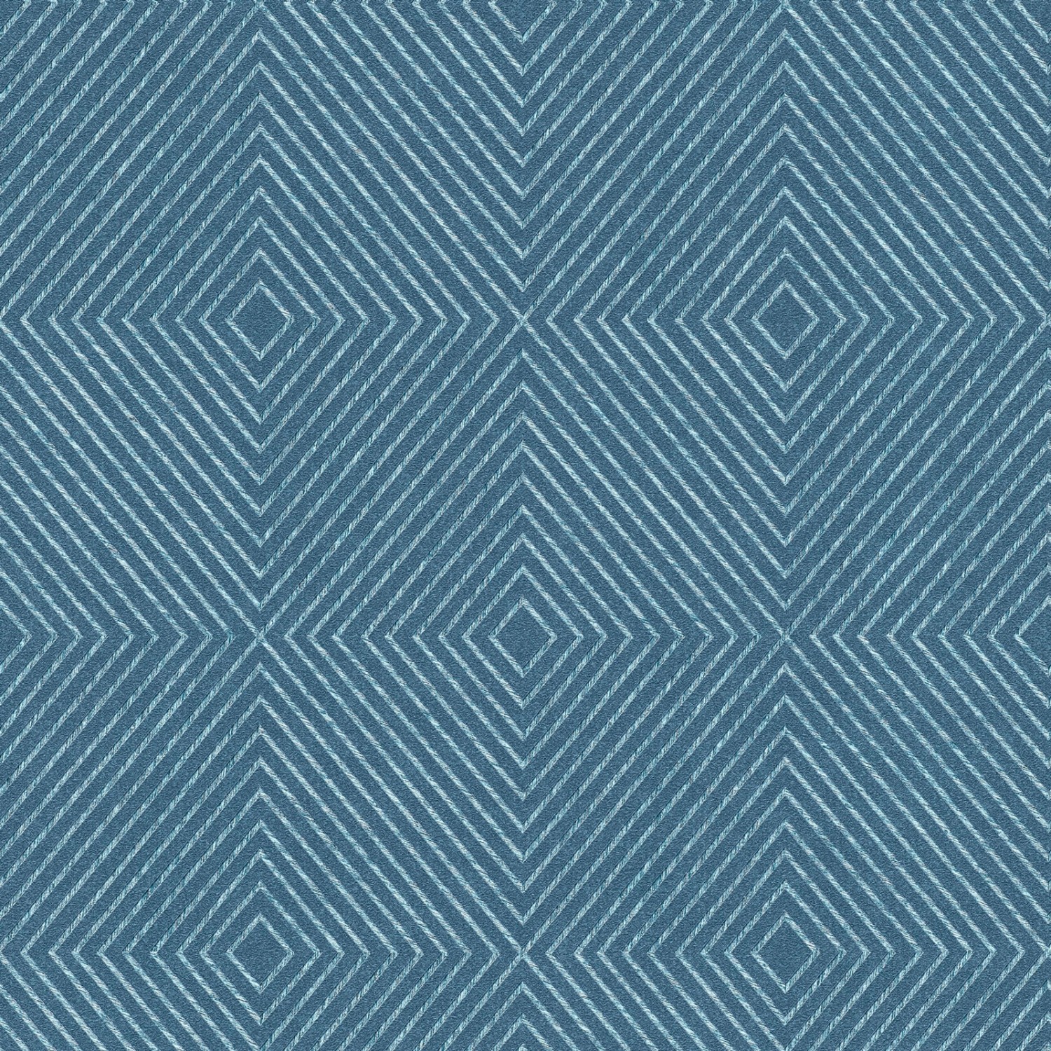 Bricoflor Blaue Tapete mit Rautenmuster Metallic Vliestapete Geometrisch Id günstig online kaufen