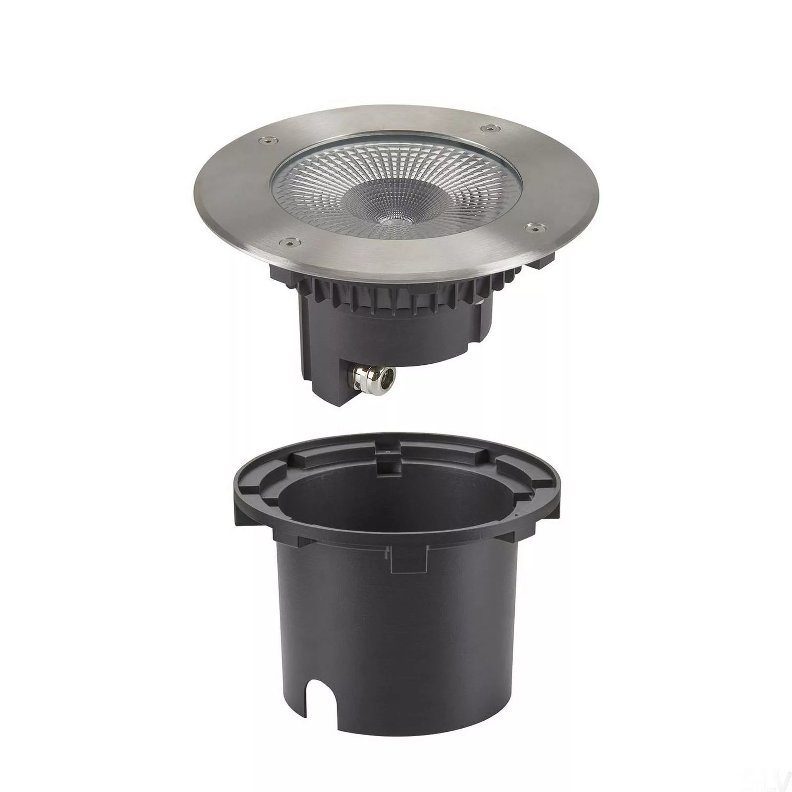 LED Bodeneinbaustrahler Rocci in Edelstahl 16W 1530lm IP67 rund günstig online kaufen