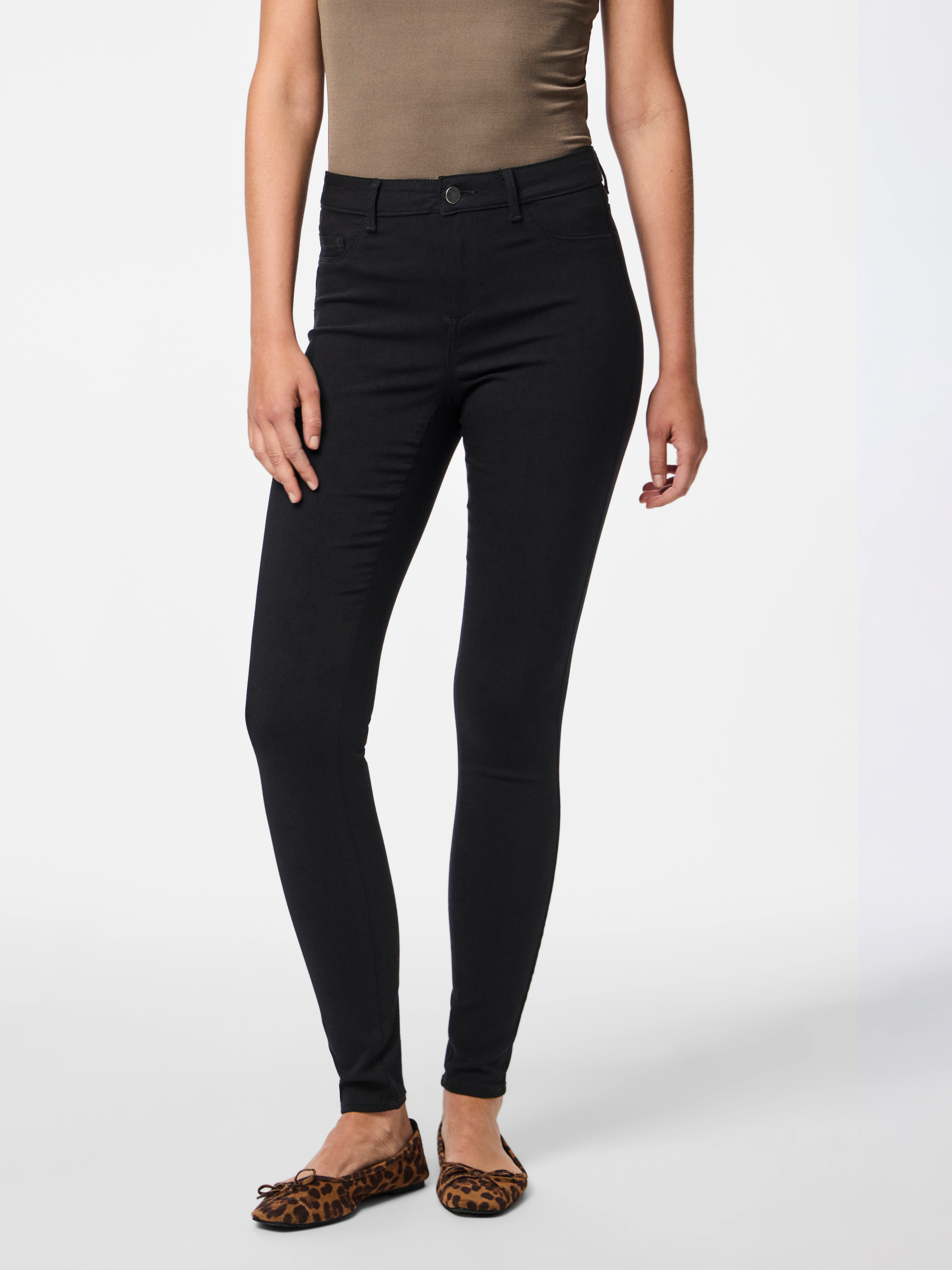 pieces Jeggings "PCSKIN WEAR MW JEGGINGS/NOOS BC" günstig online kaufen