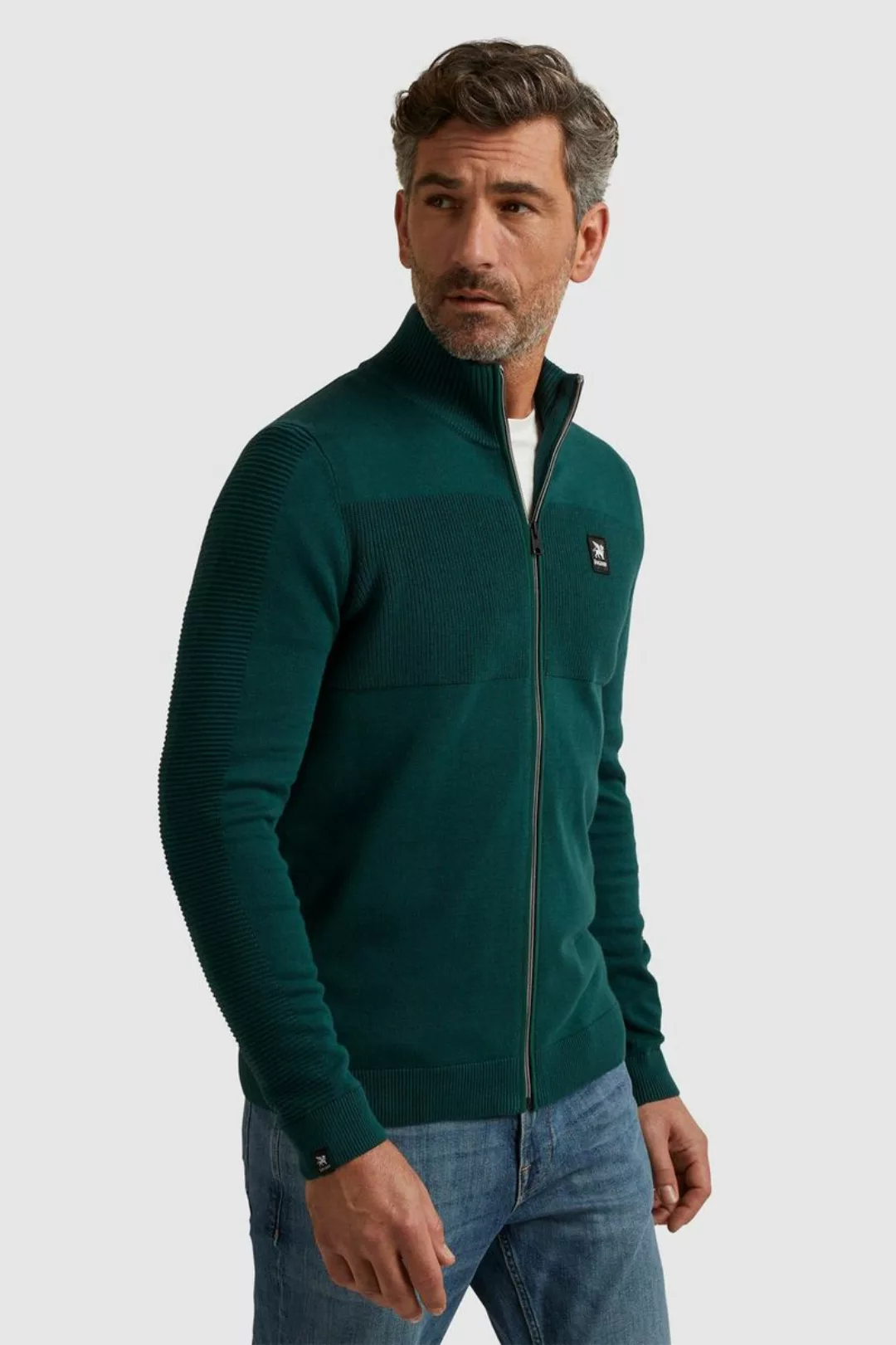 Vanguard Strickjacke Dunkelgrün - Größe L günstig online kaufen