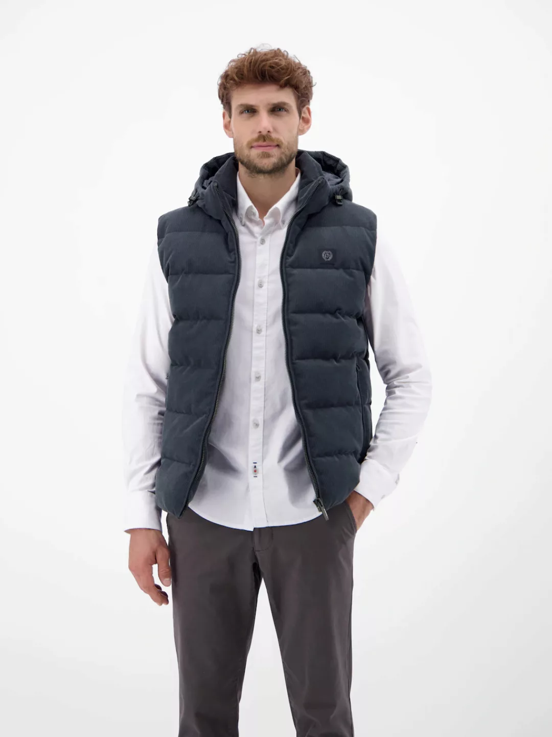 LERROS Steppweste "LERROS Herren Steppweste in funktionaler Cord-Optik" günstig online kaufen