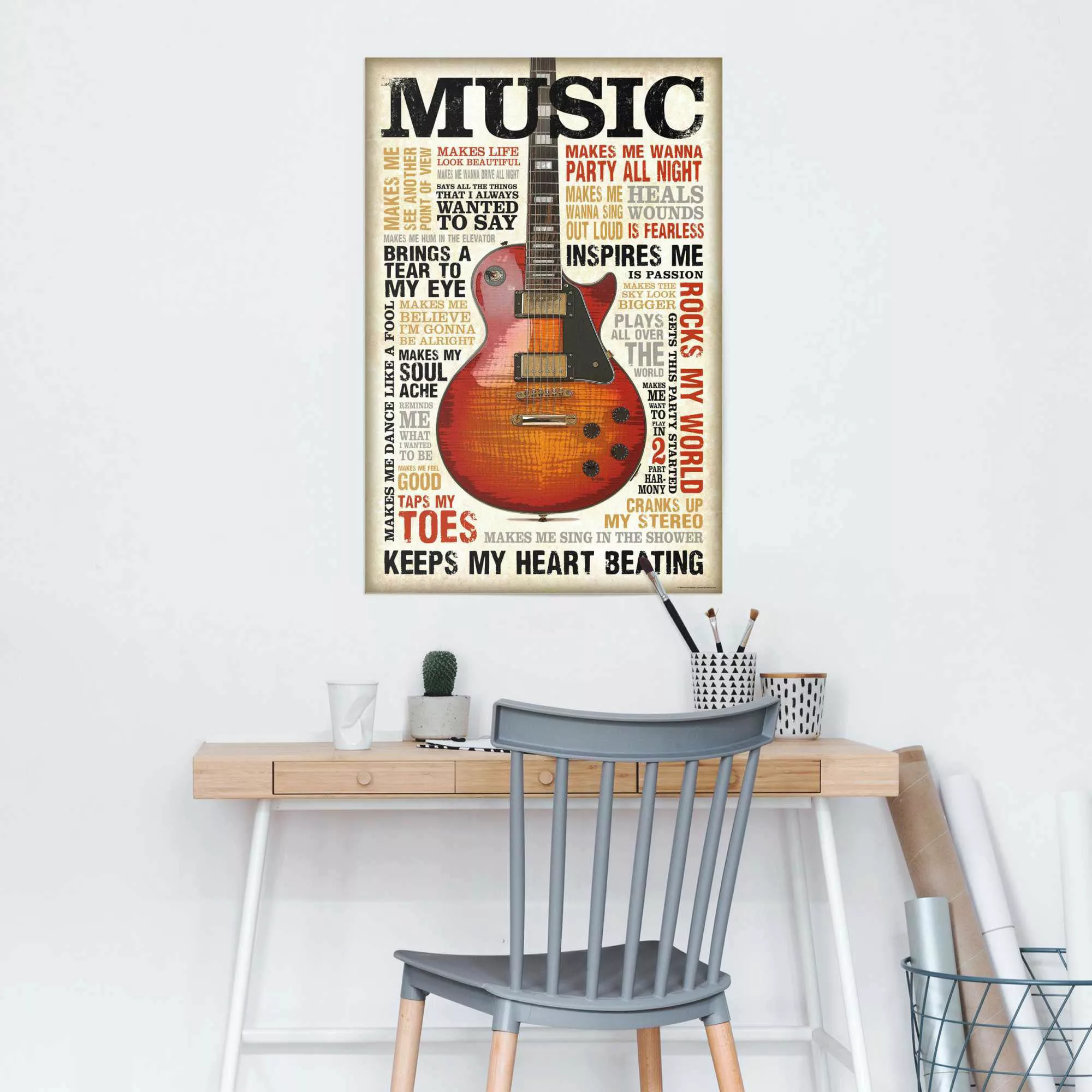 Reinders! Poster »Music is Passion«, (1 St.) günstig online kaufen