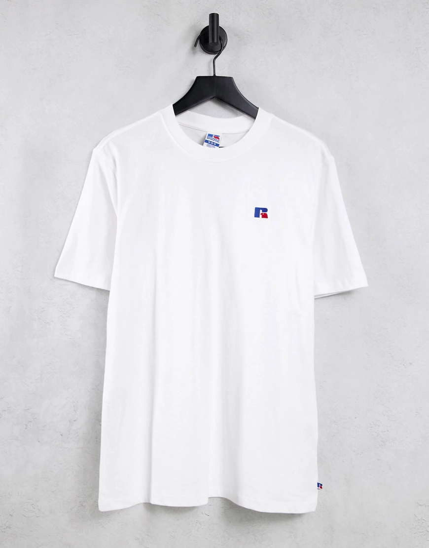 Russell Athletic – T-Shirt in Weiß günstig online kaufen