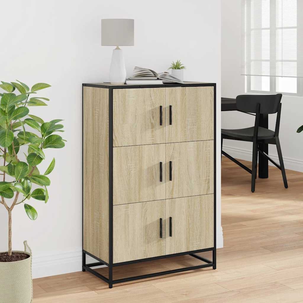 vidaXL Highboard Highboard Sonoma-Eiche 68x35x106,5 cm günstig online kaufen